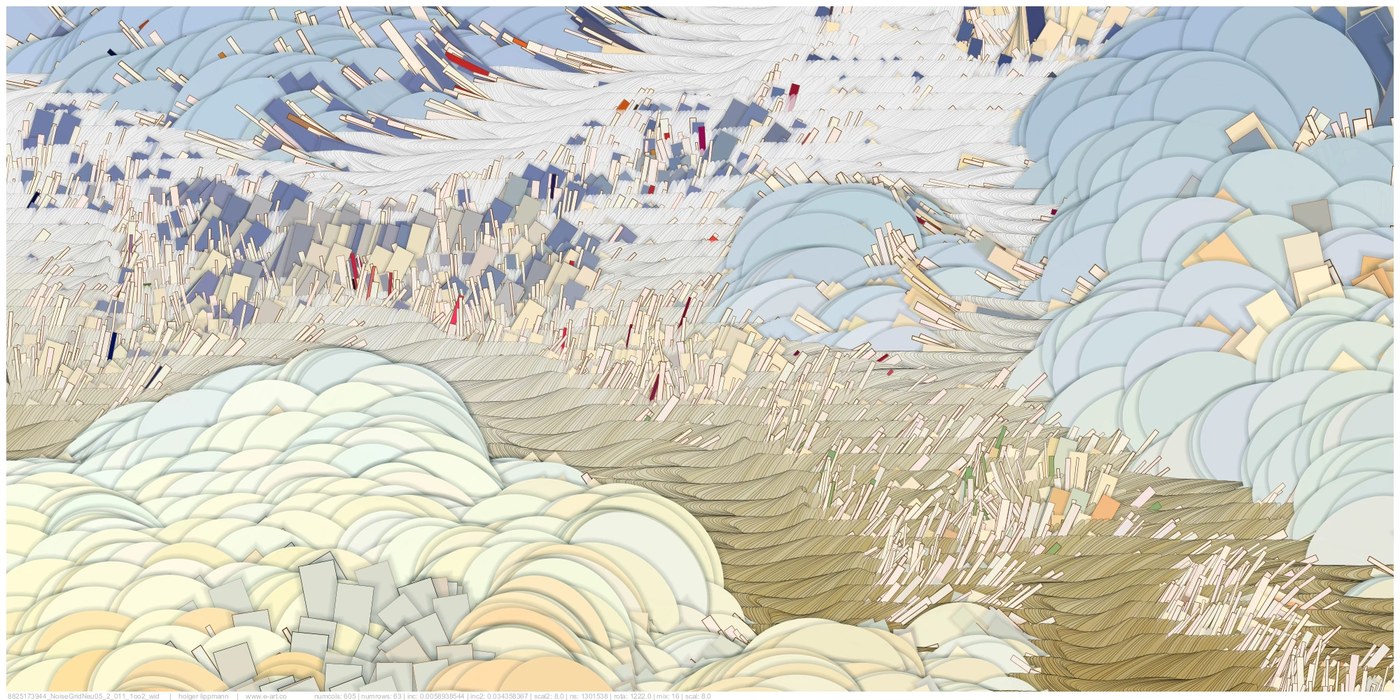 noise-scape 2025 holger lippmann generative art