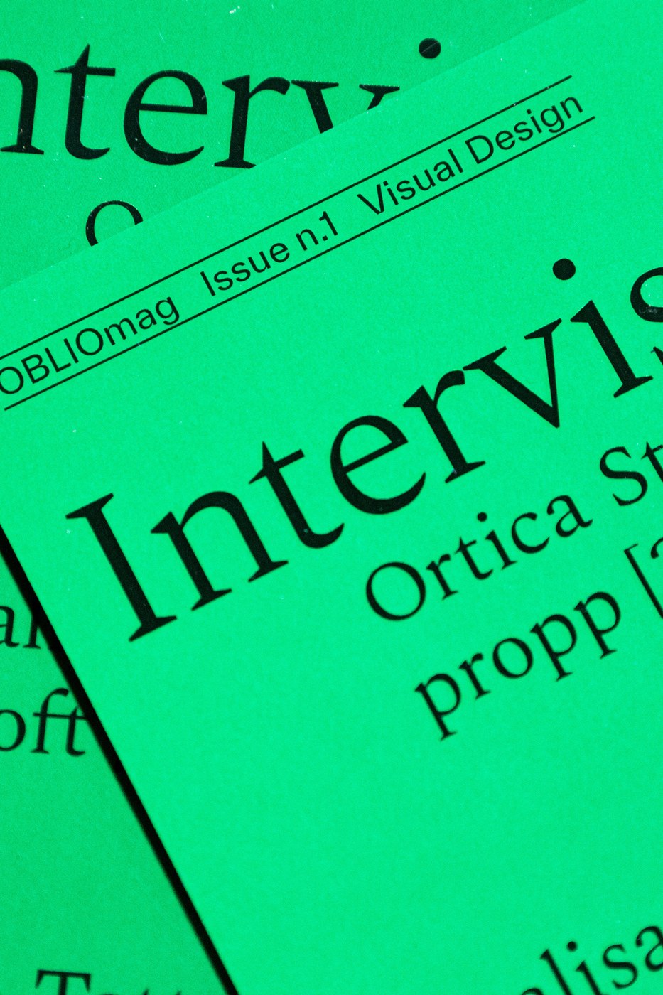 Close-up of printed page elements for ai-design design branding visual identity