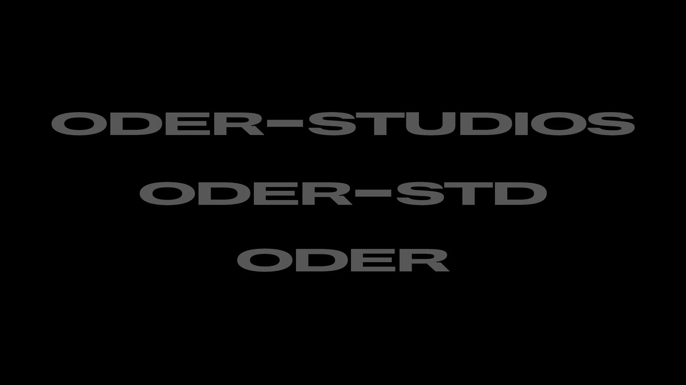 Brand Identity: ODER-STUDIOS by Studio Gabriele Colia