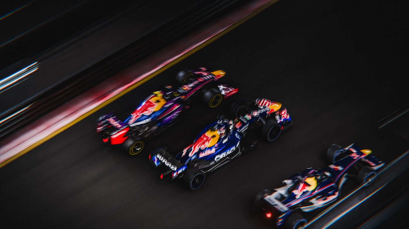 red bull racing f1 livery design simon ramampiaro detailing track testing photography and car bodywork