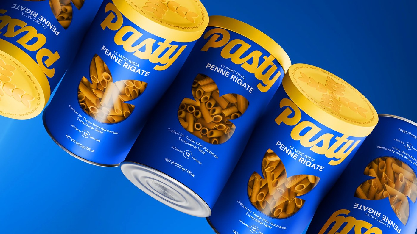 Pasty Branding closing detail — packaging design by Venore Creative