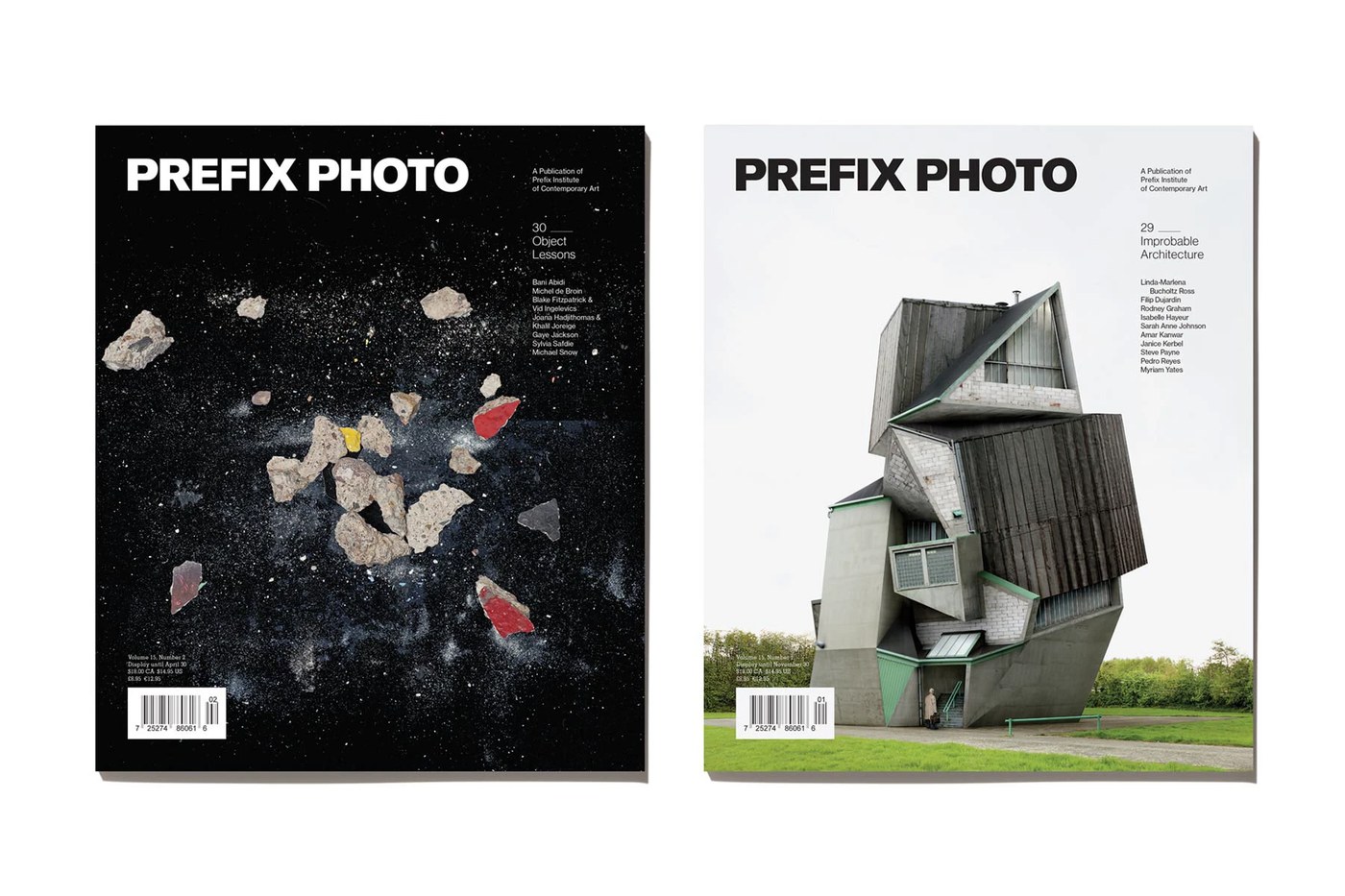 Prefix Photo editorial design typographic essay layout and margins