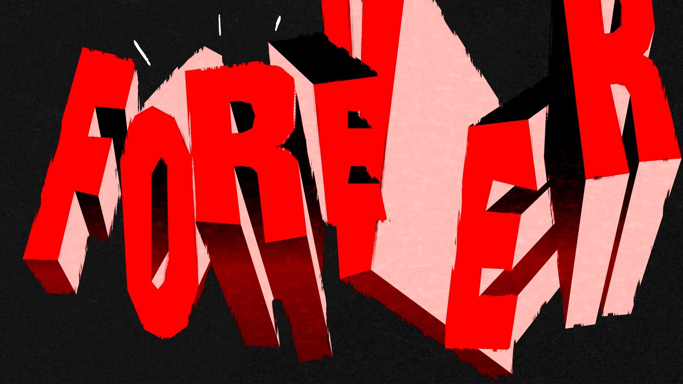 Textura gráfica de tipografía dinámica dentro de letras.