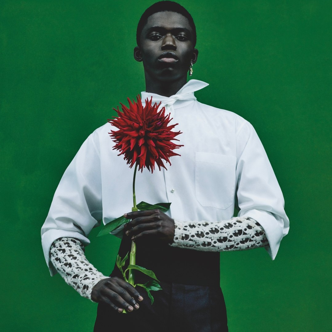 Jeremiah Berko Fordjour photographed by Rafael Pavarotti for Dior Men SS21 collection