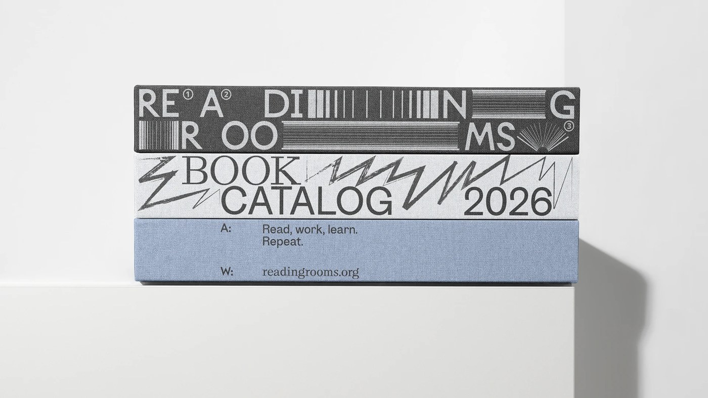 Reading Rooms curated library identity system — branding design by Anatolie Micaliuc