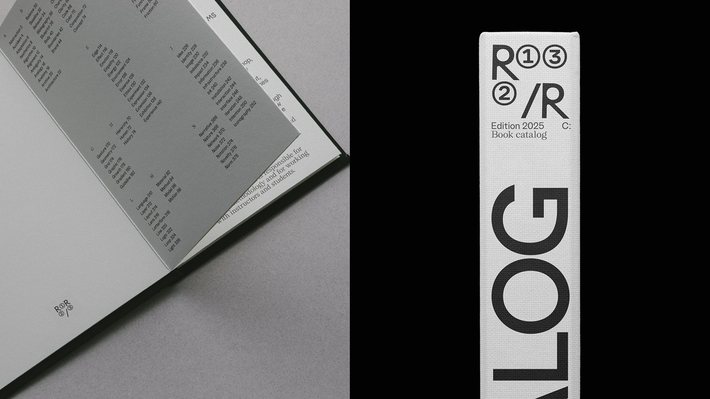 Reading Rooms typography specimen and print collateral — branding design by Anatolie Micaliuc