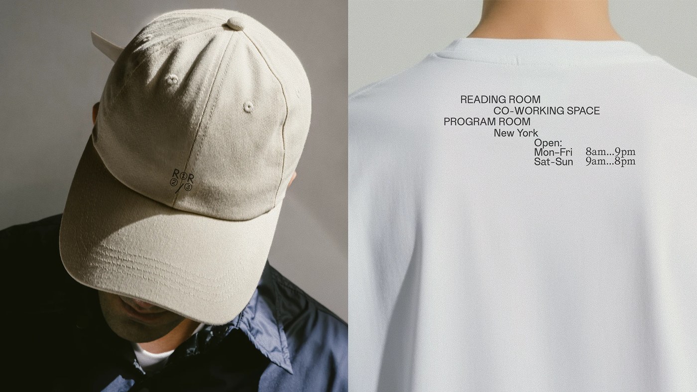 Reading Rooms cotton tote bag and apparel identity — branding design by Anatolie Micaliuc