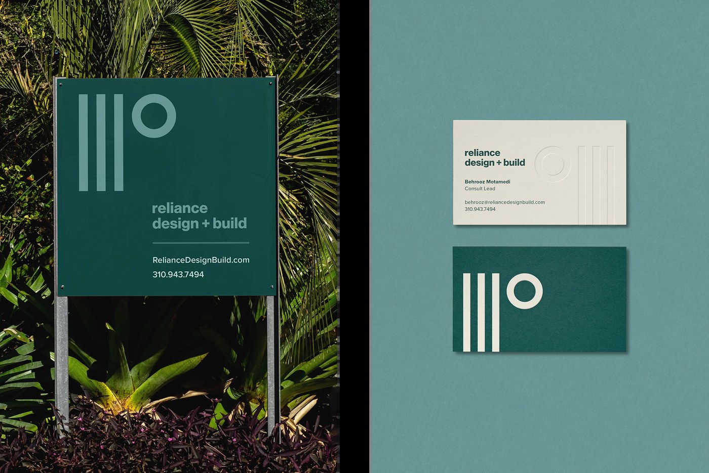 Brand Identity: RELIANCE DESIGN + BUILD by • TRÜF •