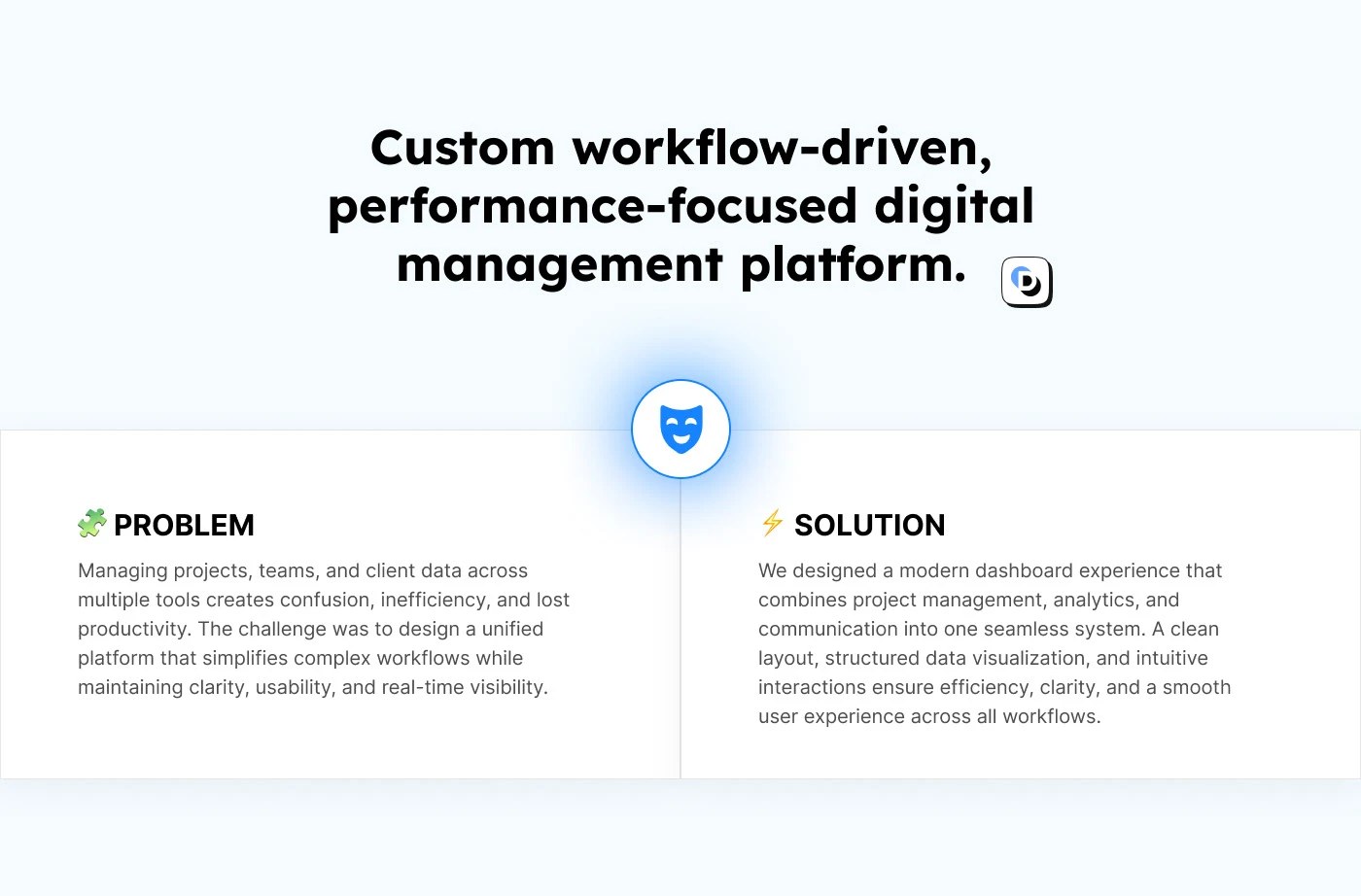 Diapositivas informativas sobre el diseño de la interfaz de usuario de la interfaz de usuario del panel de saas que cubren los detalles del problema y la solución