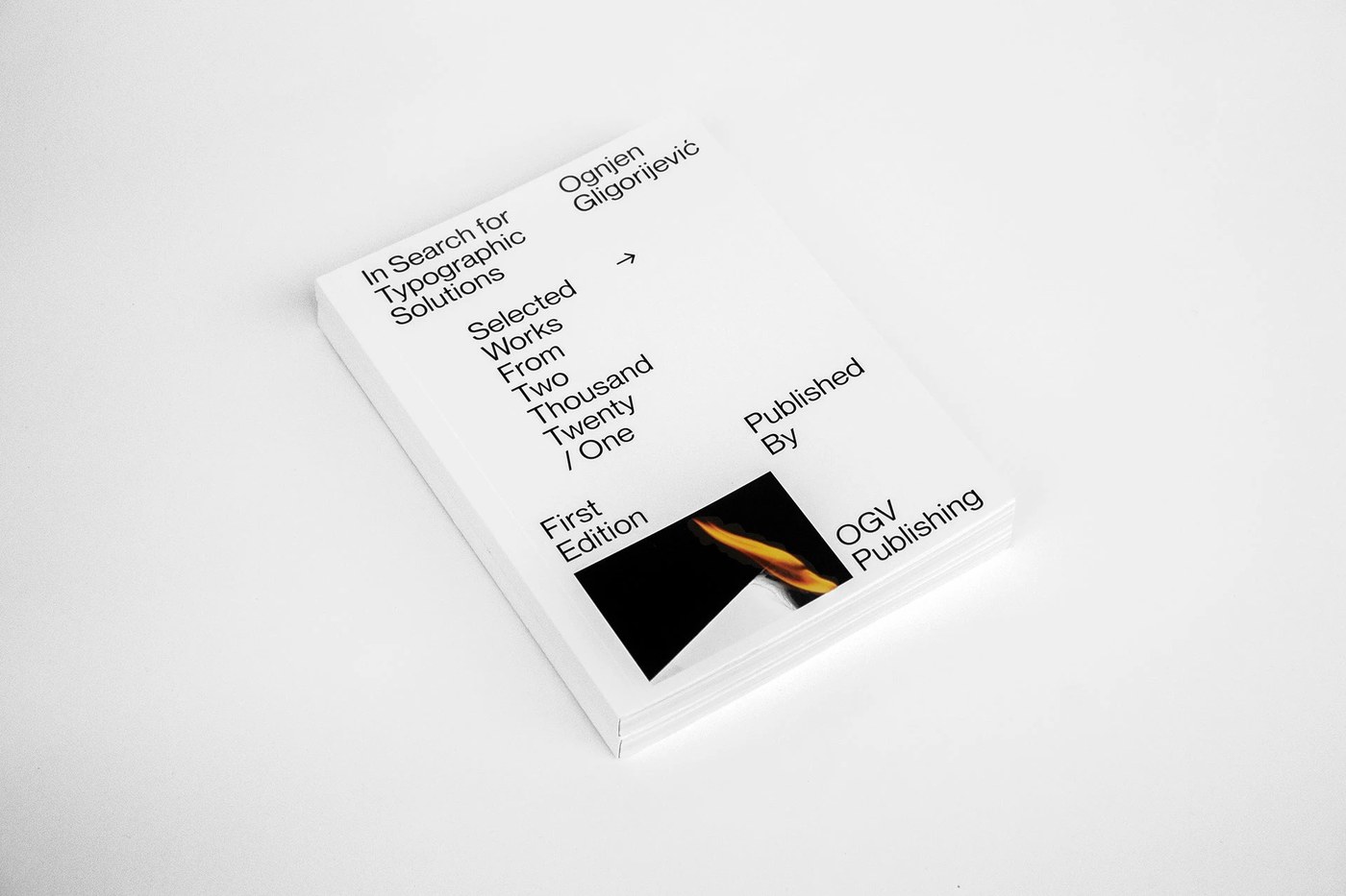 in search for typographic solutions ognjen gligorijevic poster spread