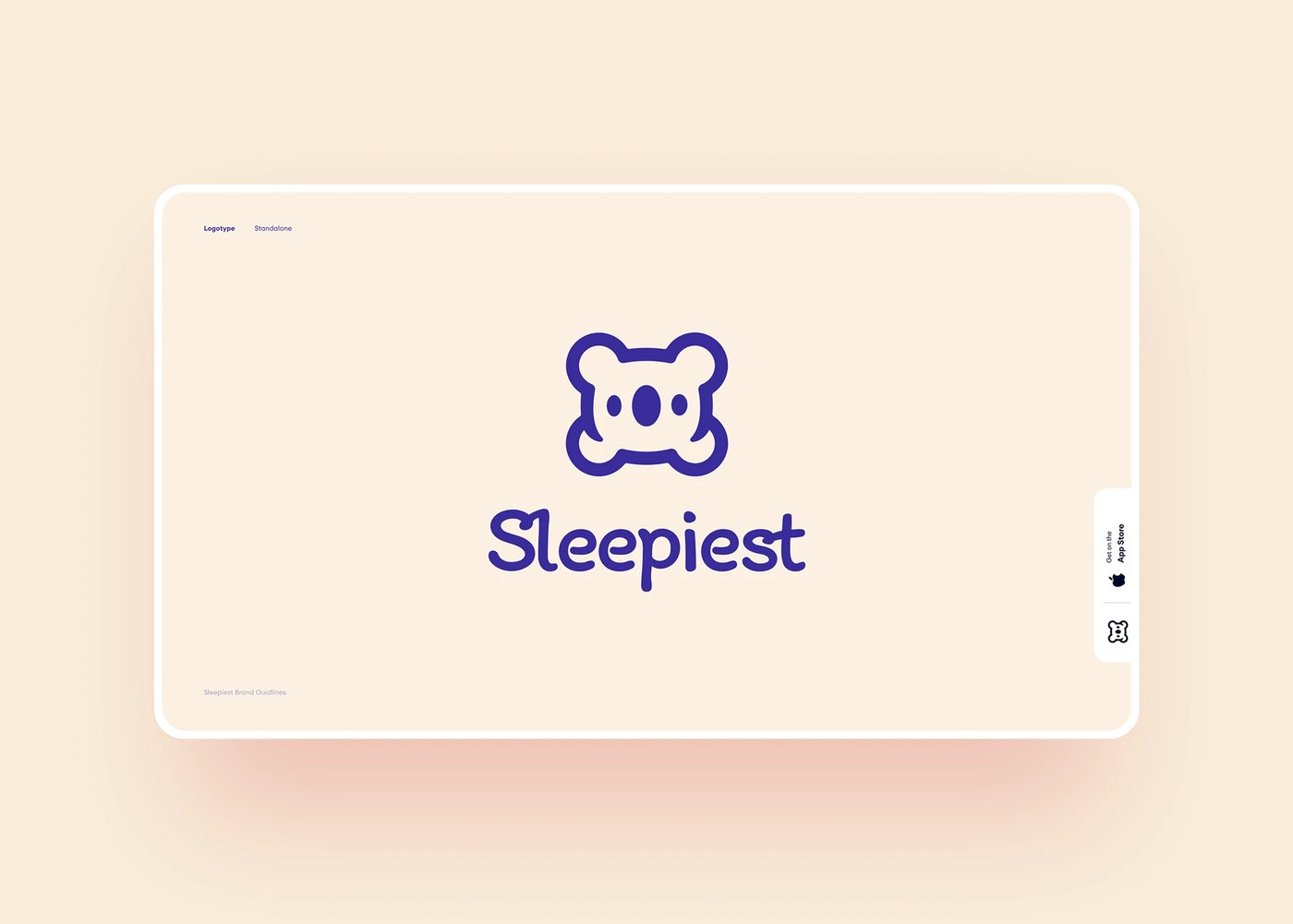 Atmospheric bedtime story selection grid with soft glowing card UI by Cuberto