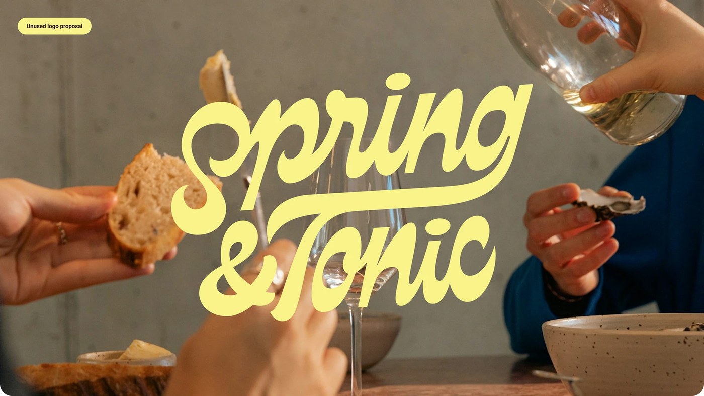 Visual Identity: Spring & Tonic by Ricardo Chacoa