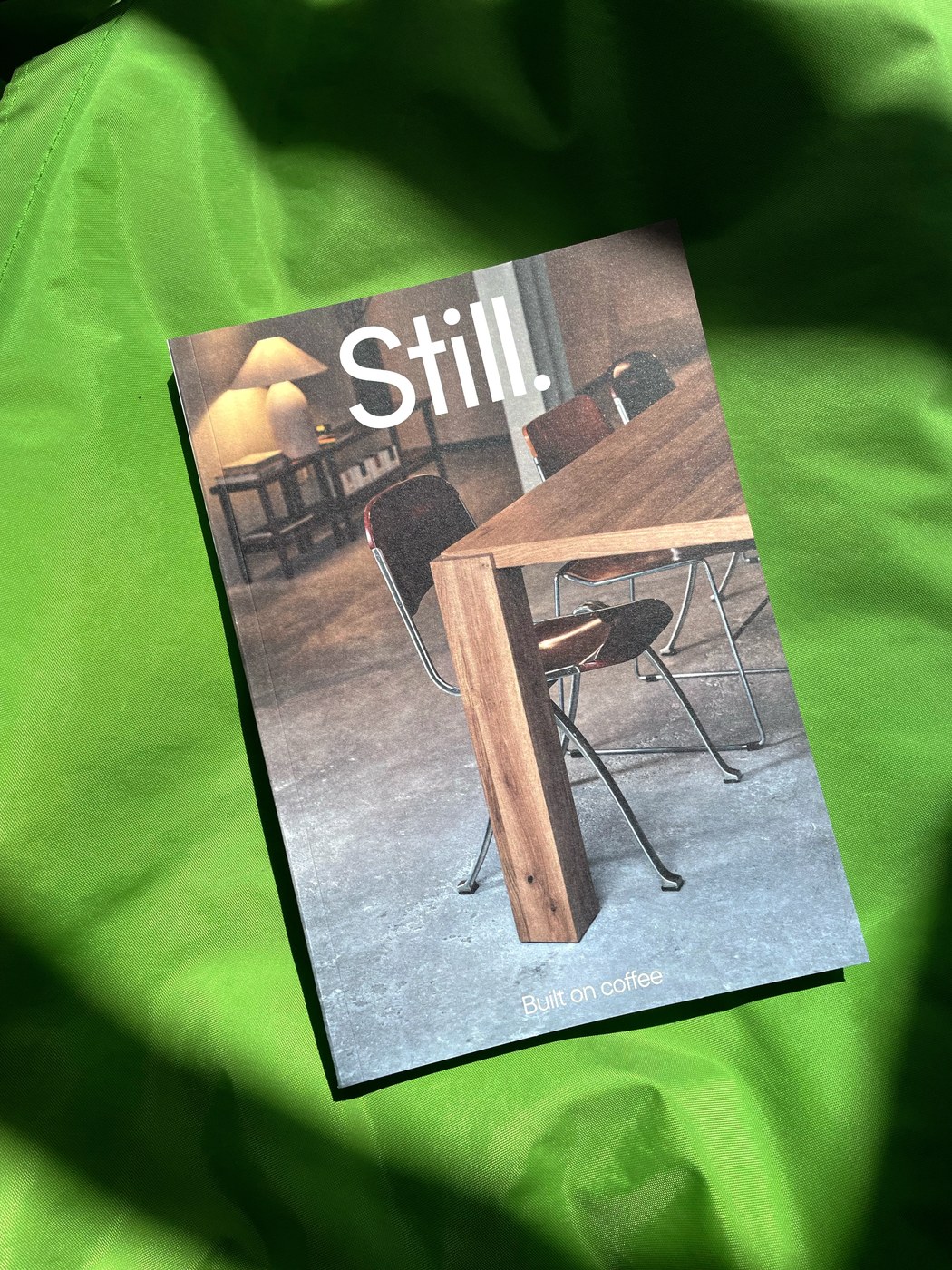 Coffee essay spread pairing TT Commons Pro typography with archival photography in Still Magazine