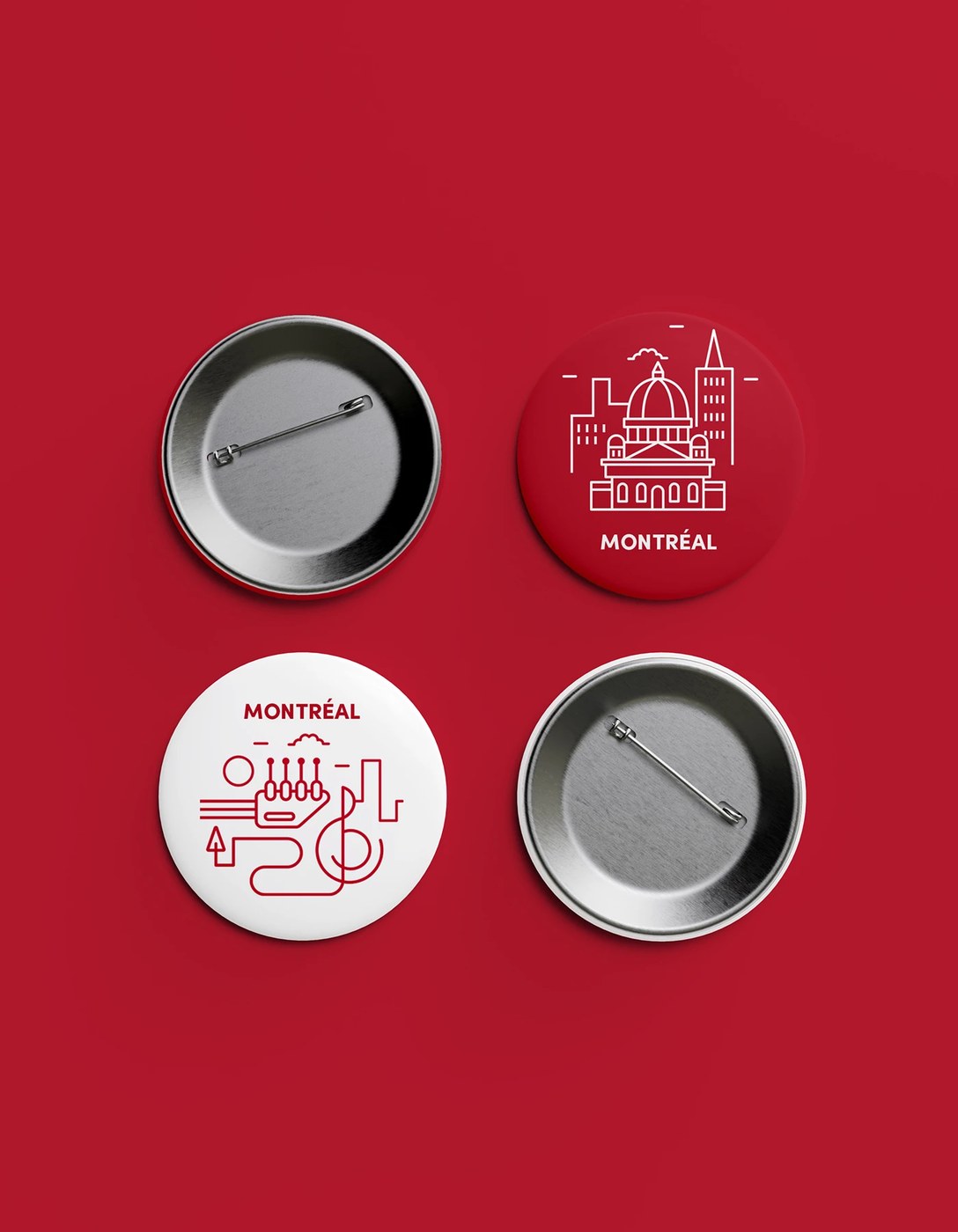 Tim Hortons City Branding application detail — brand identity design by studio le_m
