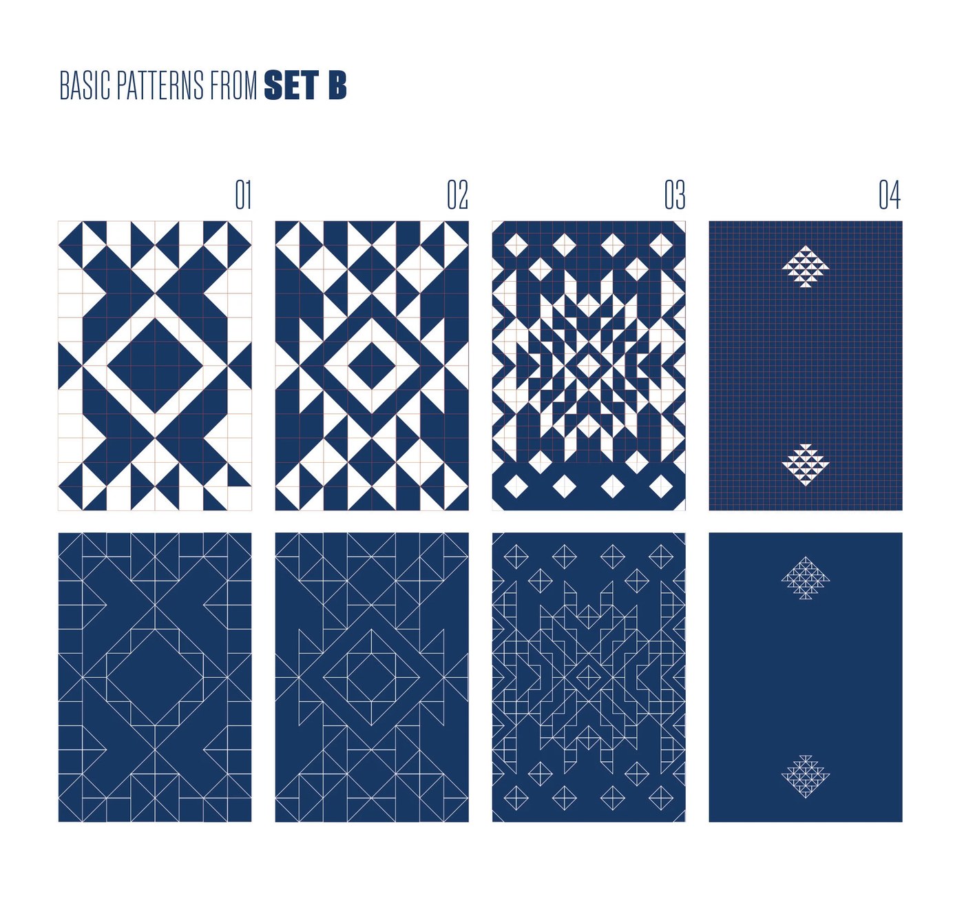 tinkuy patterns posters vol 2 amuki estudio showcasing black and orange poster layouts on a neutral grid