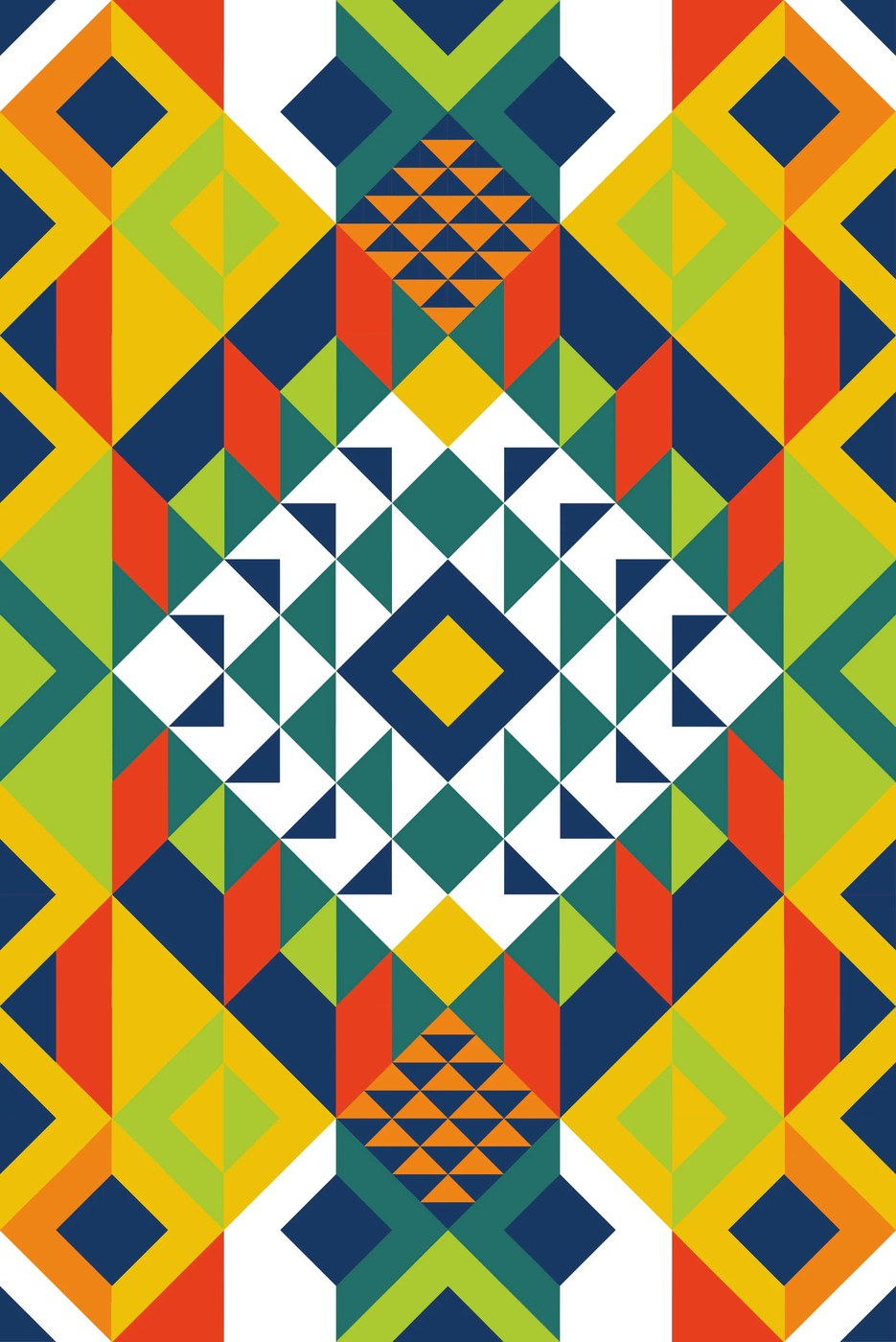 tinkuy patterns posters vol 2 amuki estudio collection of print posters in black and orange
