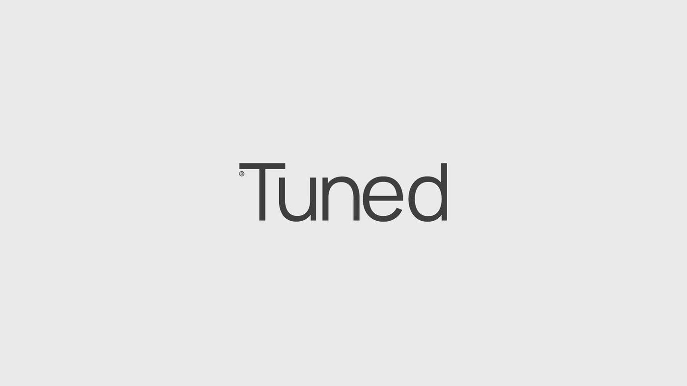 Tuned modernist sans-serif wordmark logo design by Main Studio
