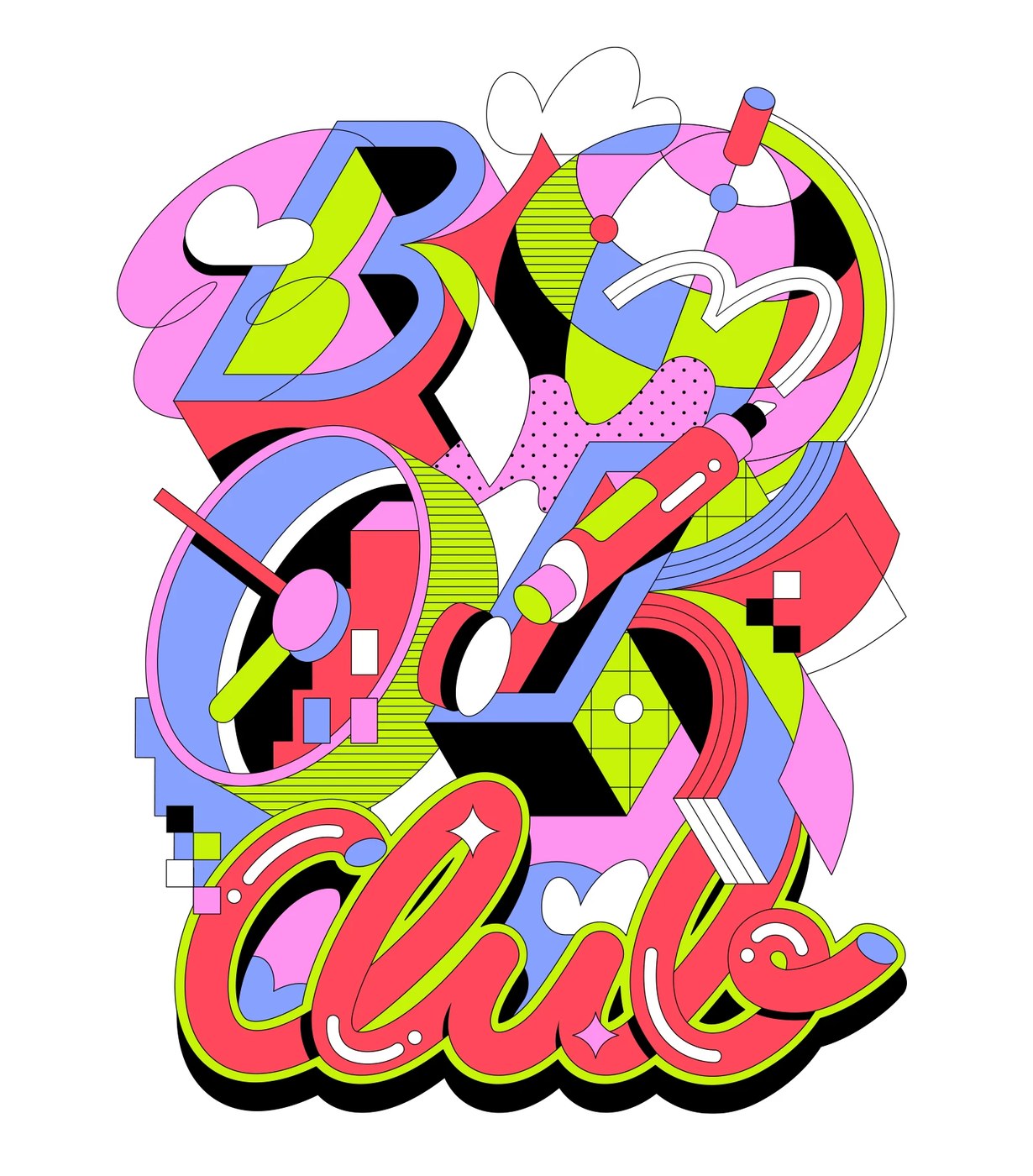 Typographic Experiments context shot — display typography design by koivo .