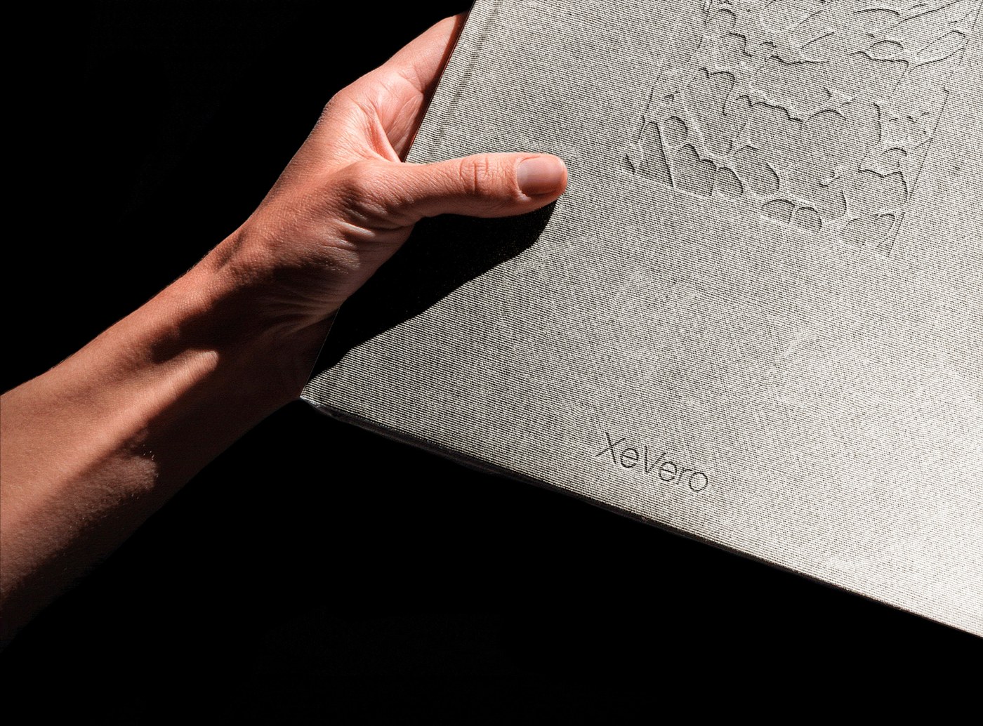 Xe Vero Murano glassware catalogue spread in editorial design