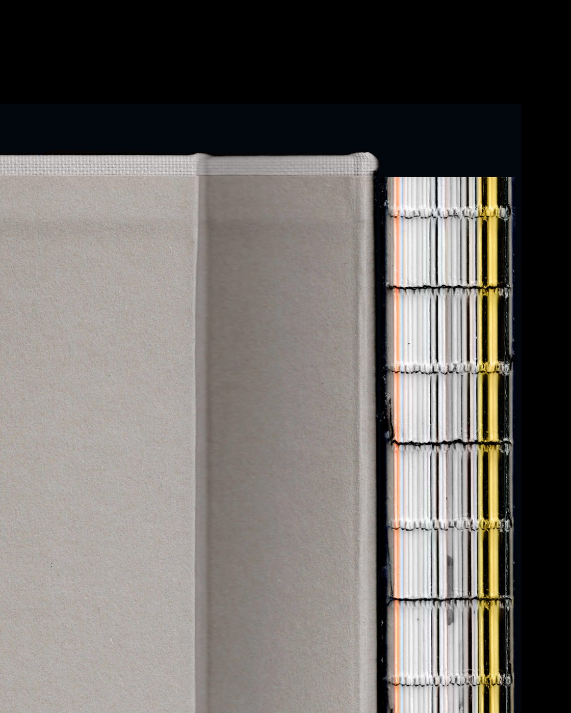 Catalogue cover tactile finish in editorial design