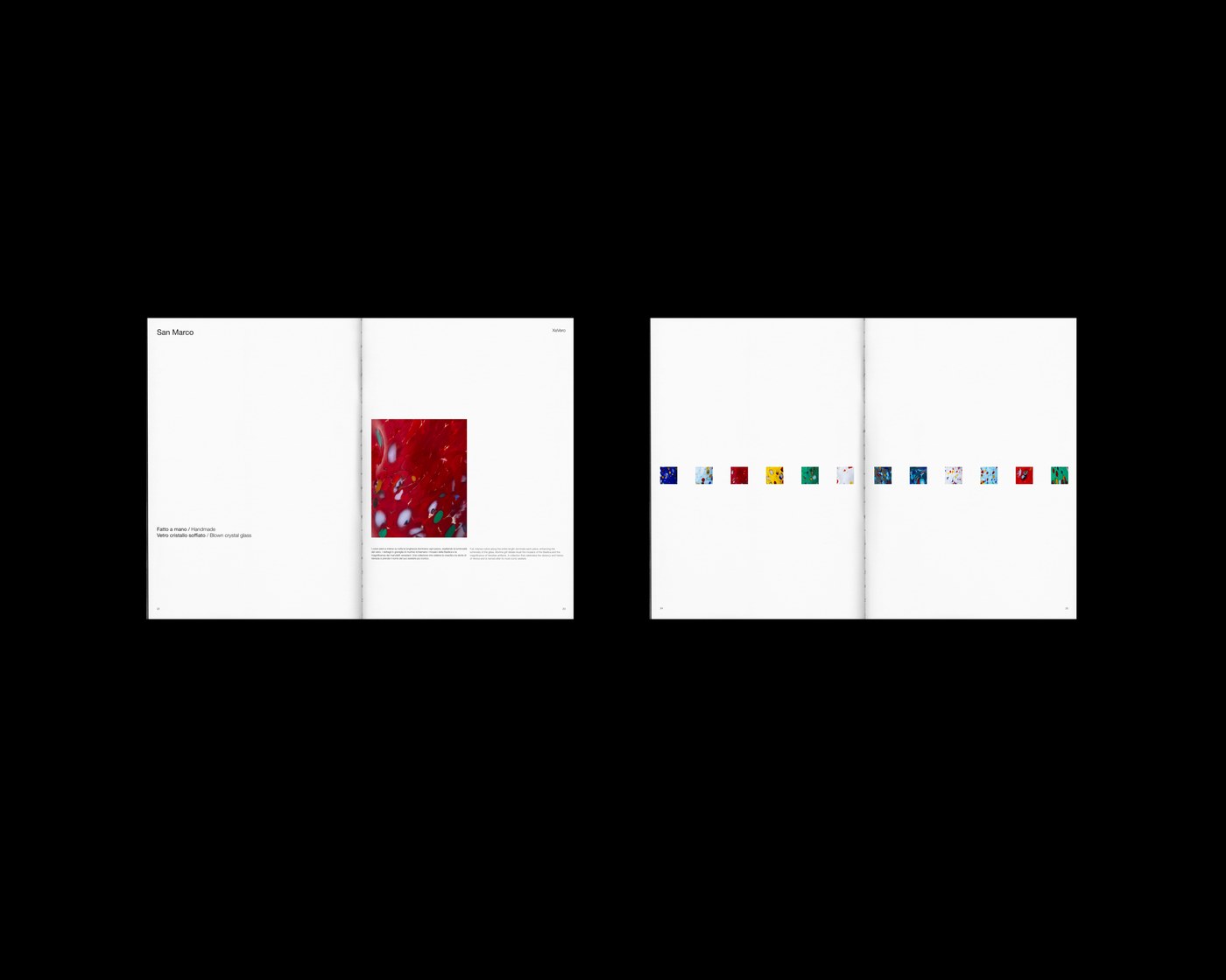 Grid structures and typography in Xe Vero editorial design