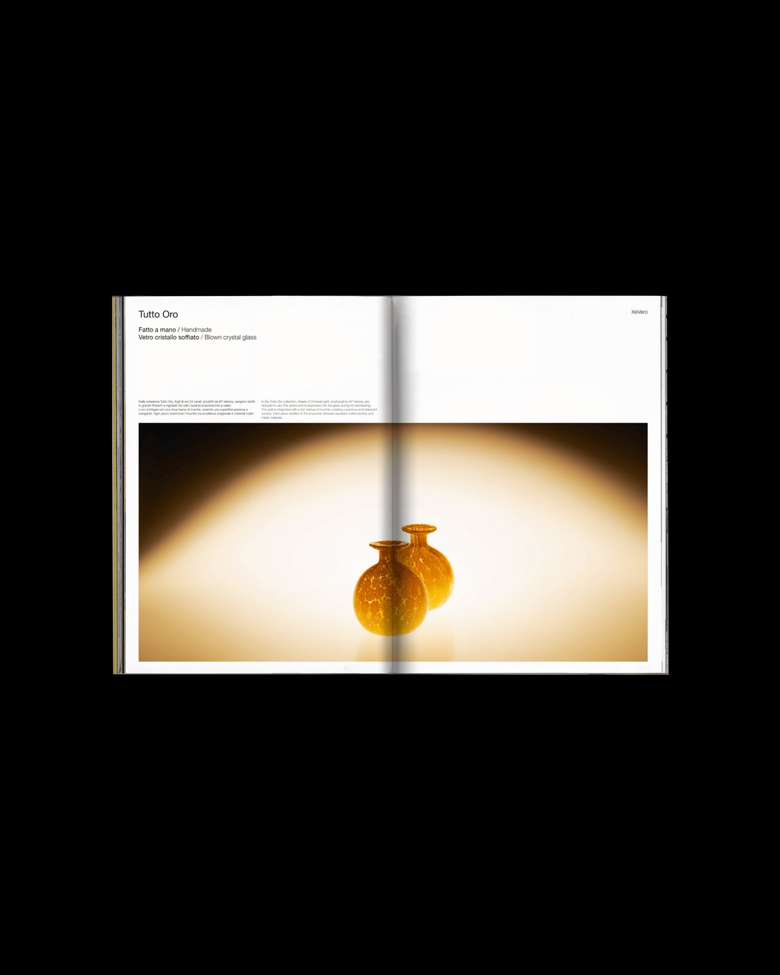 Glassware craftsmanship documentation in editorial design
