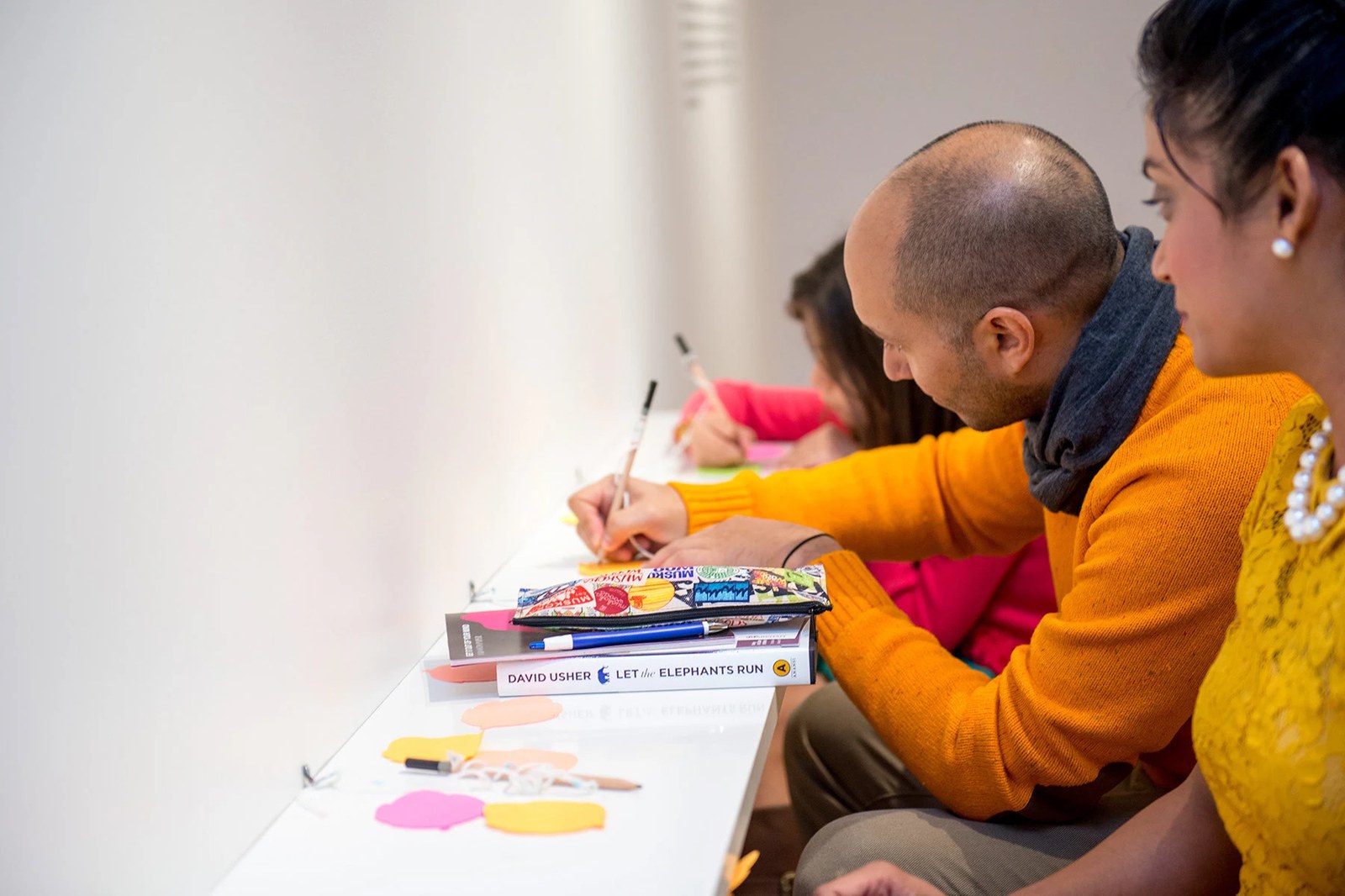 Community art workshop session at the Varley Art Gallery counter in Markham