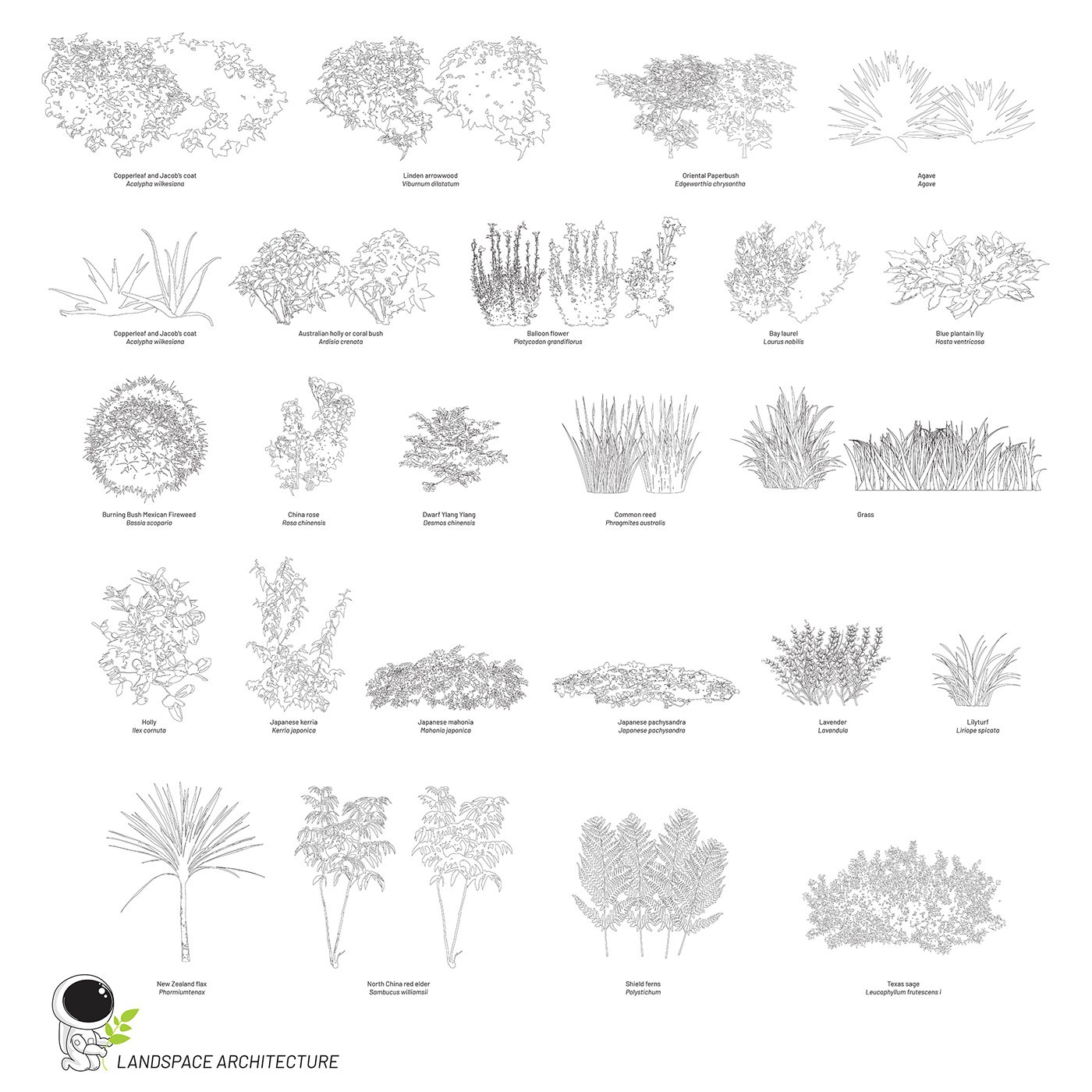 Recortes de papel de personas del paquete de recursos gráficos de ilustración de paisaje vectorial
