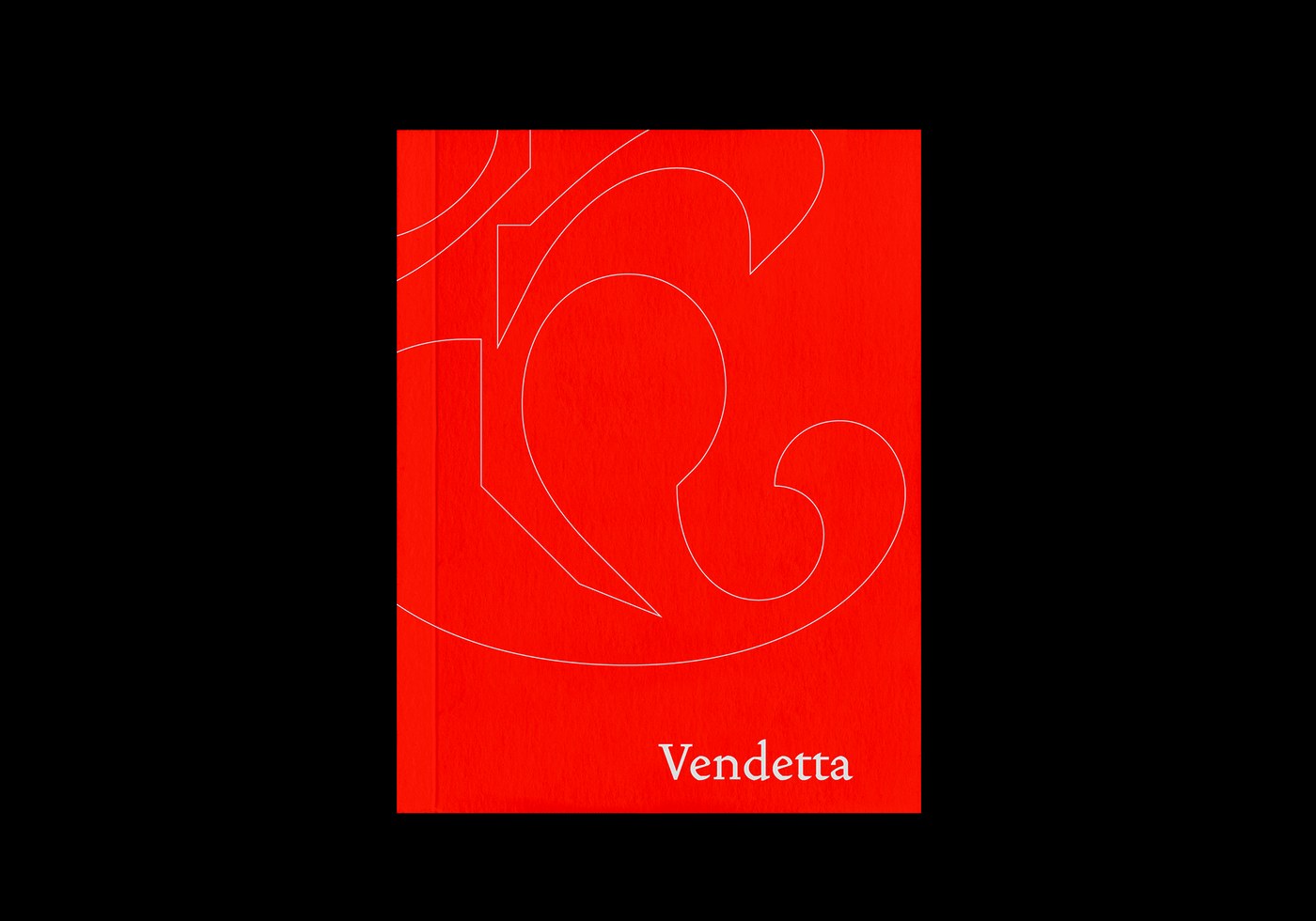 Vendetta Typeface Specimen Book Design Layout Typography