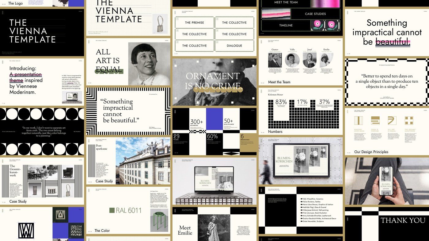 Jung von Matt DONAU Crafts The Vienna Template UI Design