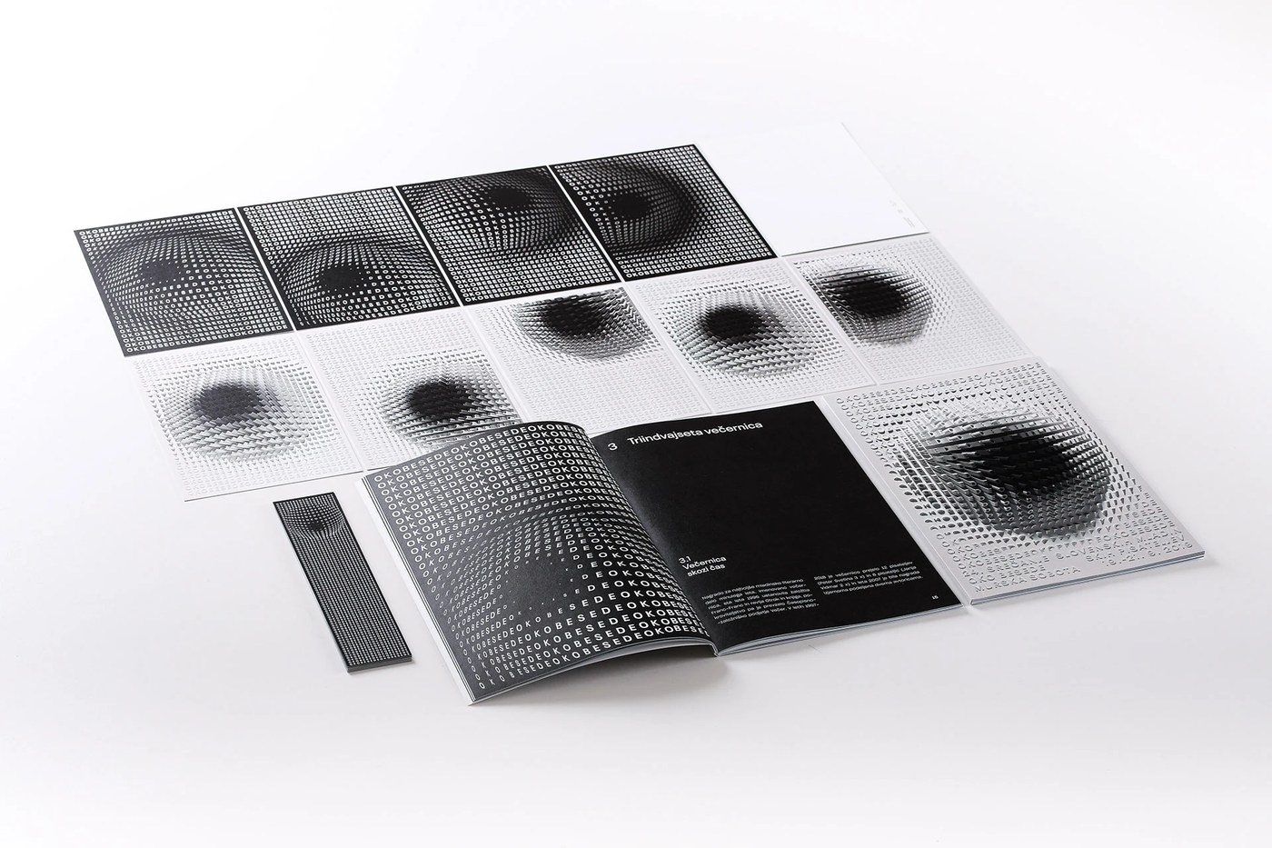 Word's Eye editorial design festival poster grid