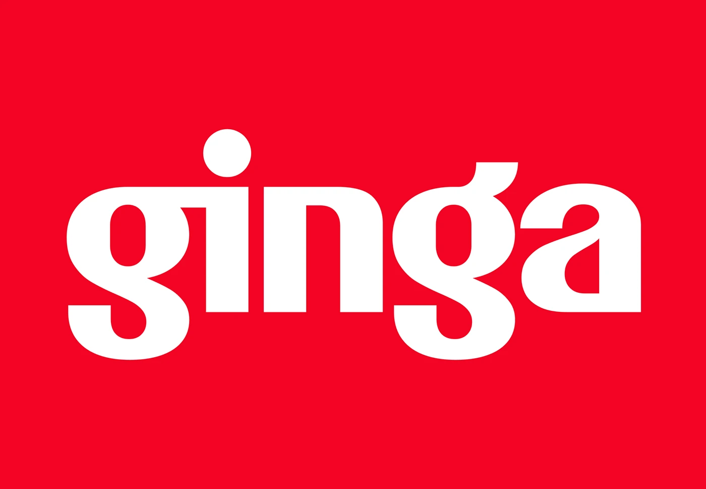 Ginga editorial poster design and branding layout