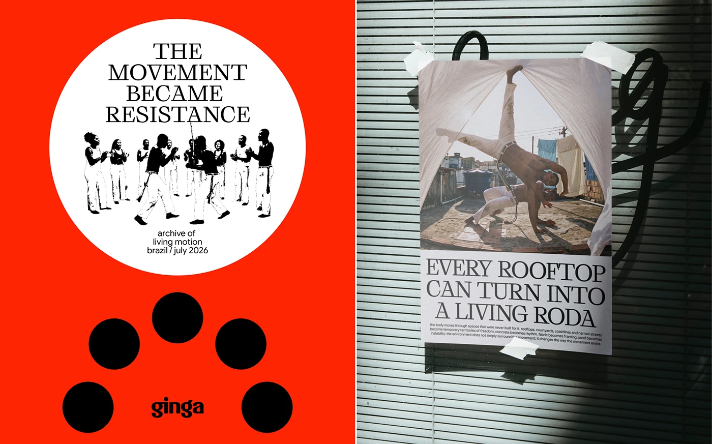 Branding System for Ginga Capoeira Cultural Project