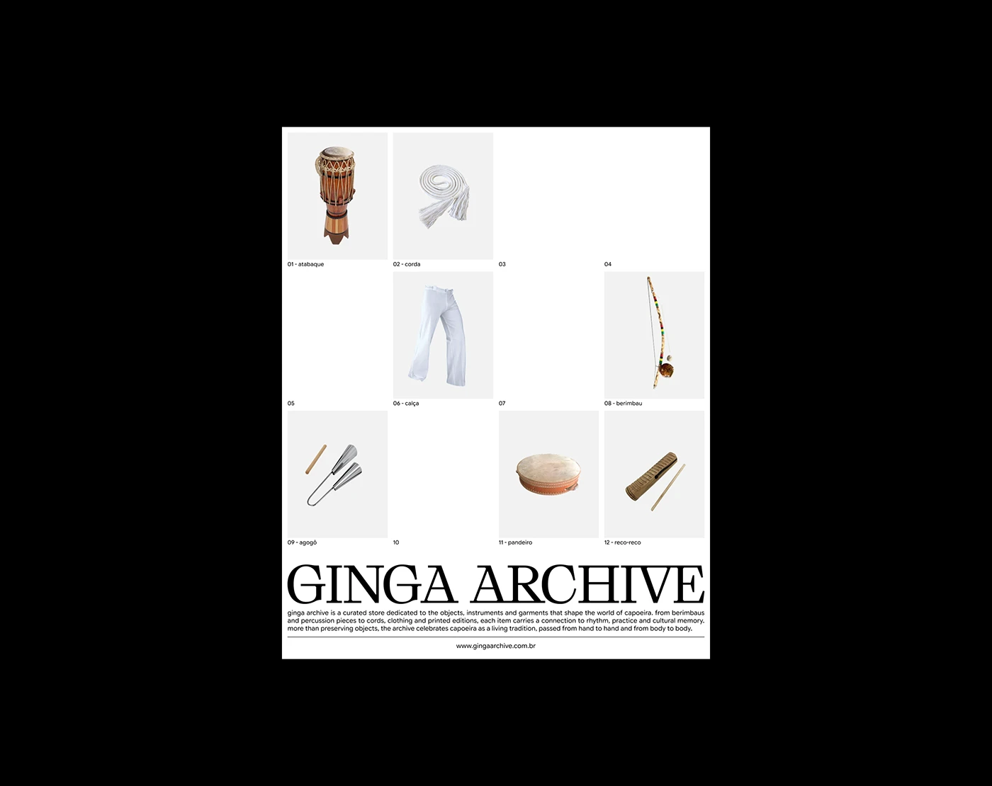 Branding System for Ginga Capoeira Cultural Project