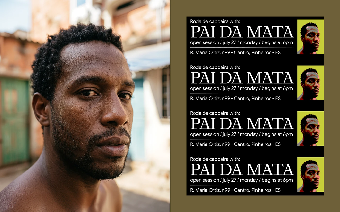 Branding System for Ginga Capoeira Cultural Project