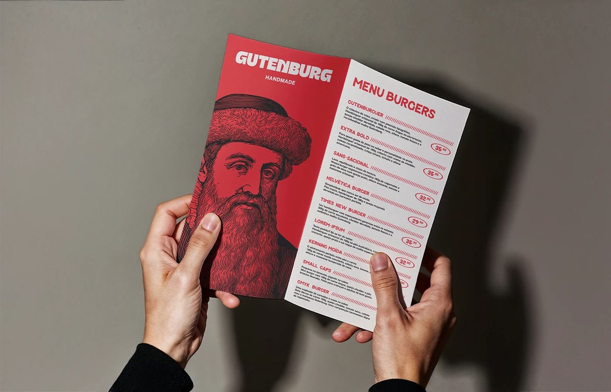 Gutenburg Design Studio Crafts Heavy Typography for Gutenburg