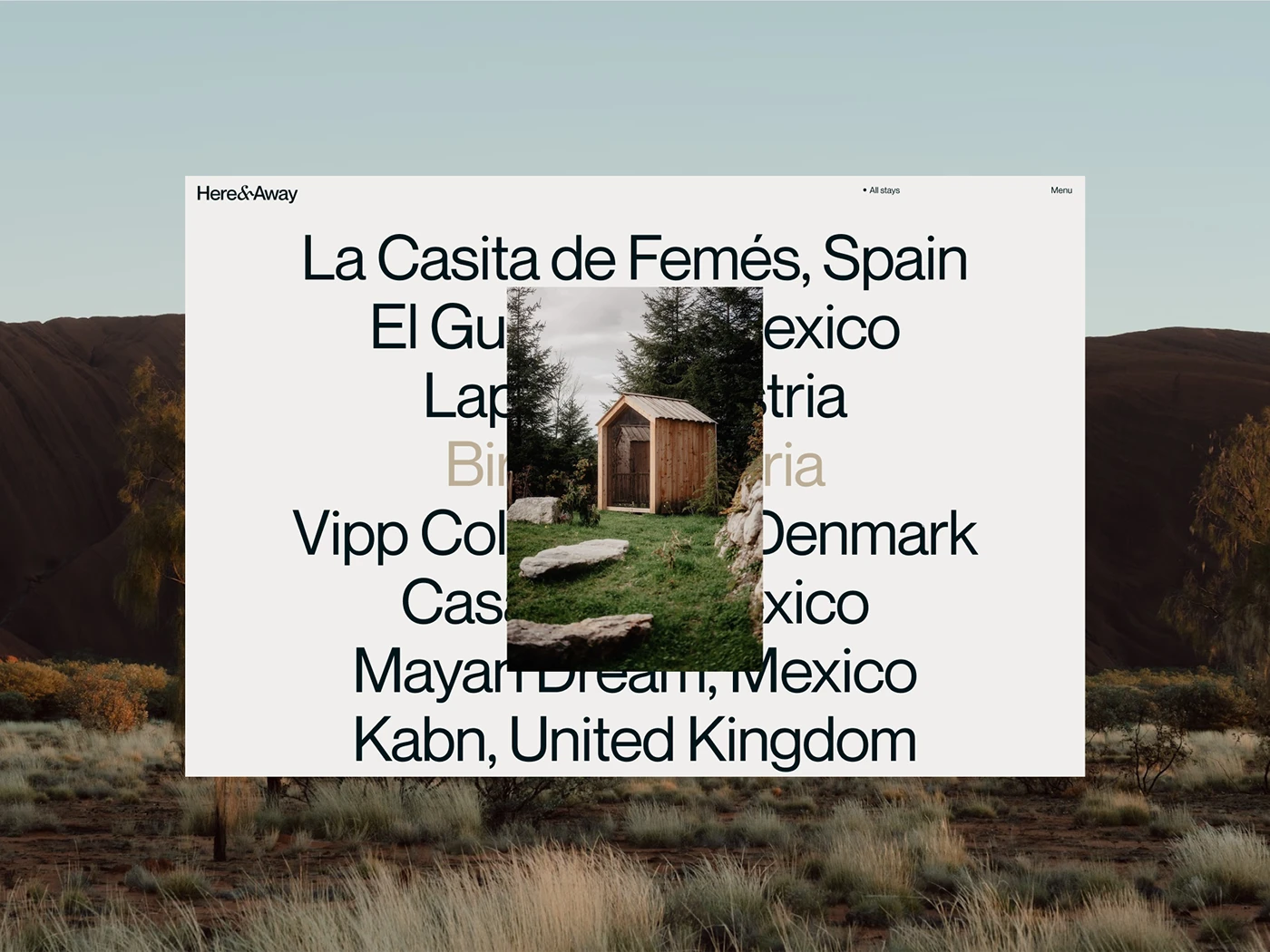 Here Away travel platform ui ux detail 11