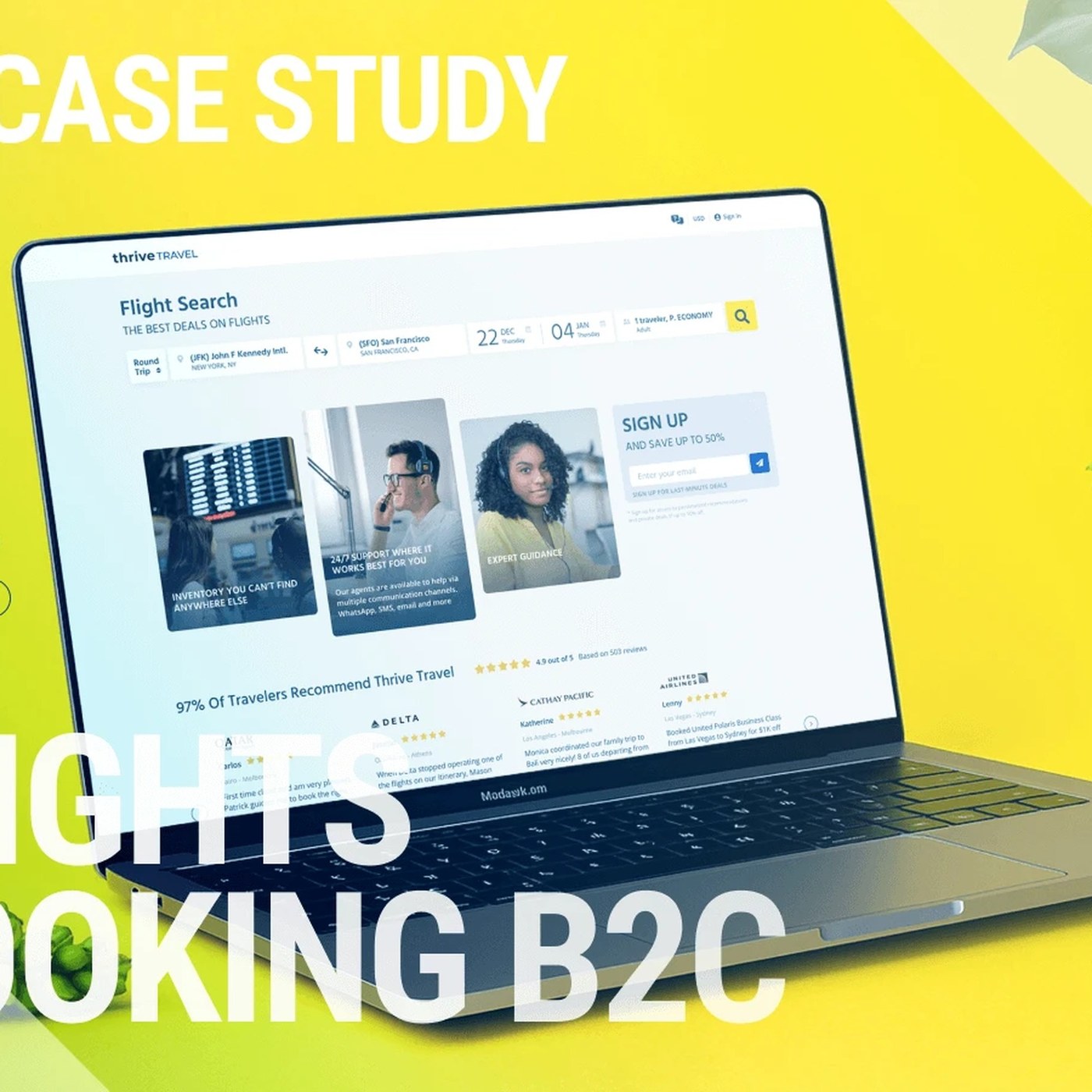 Thrive Seyahat Platformu Arayüz Tasarımı: Roman Yashchenko'dan UX Case Çalışması
