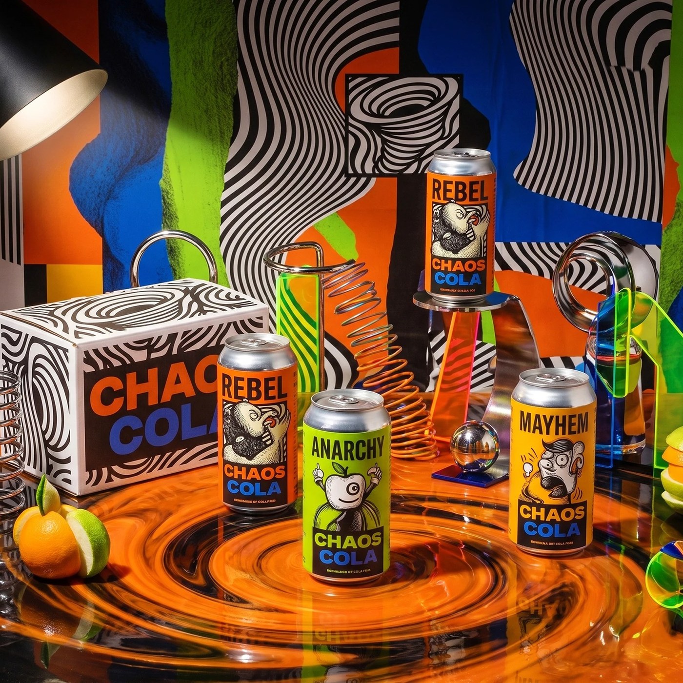 Packaging Design: Chaos Cola by Up-Brands