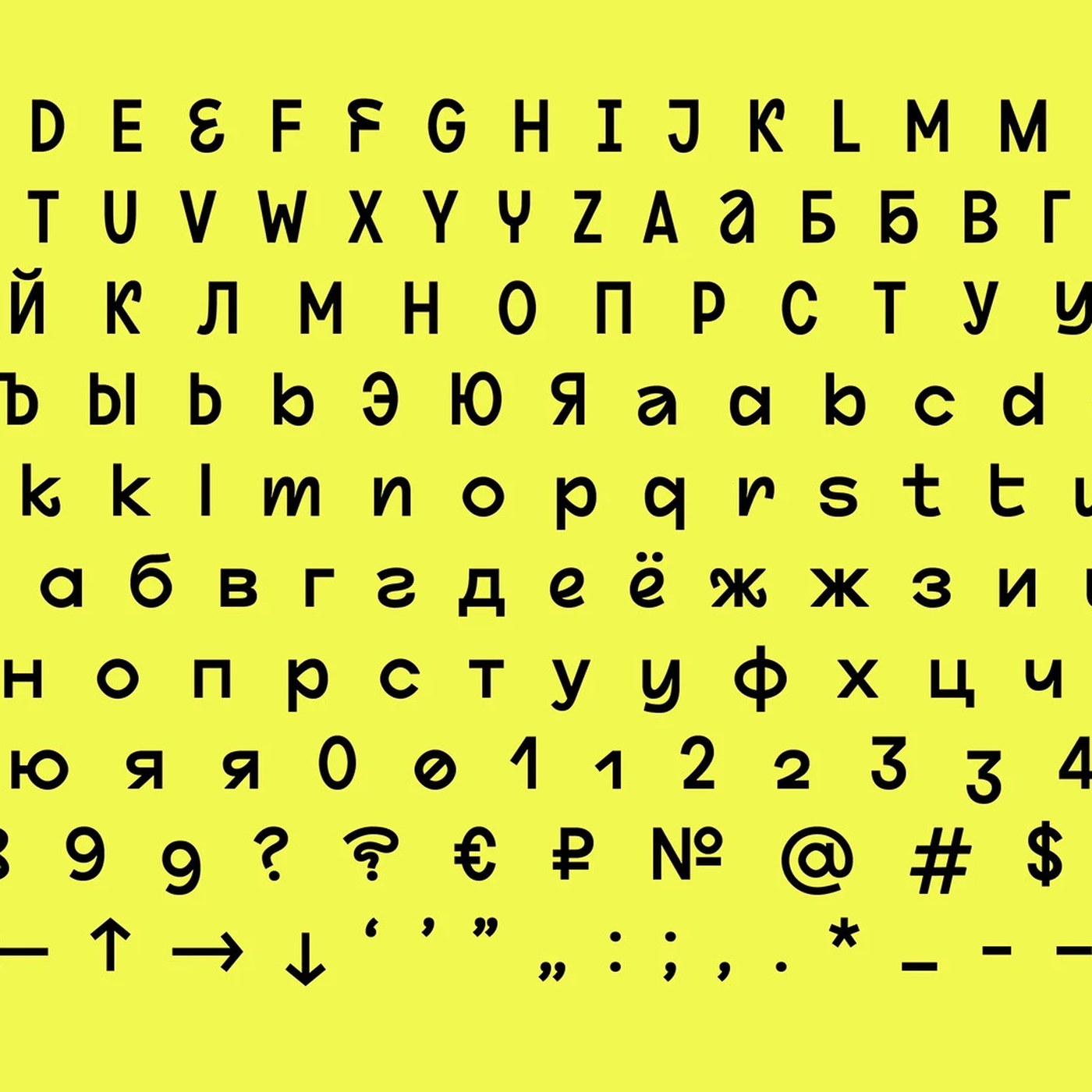 ESH Gruppa Tarafından Tasarlanan ESH Typeface Tipografi Projesi