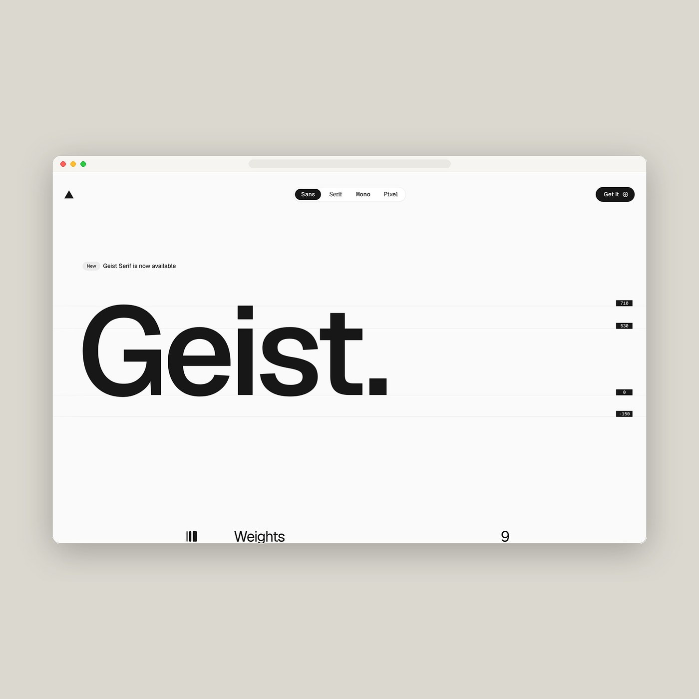 Web Design: The Geist Font Specimen by Vercel