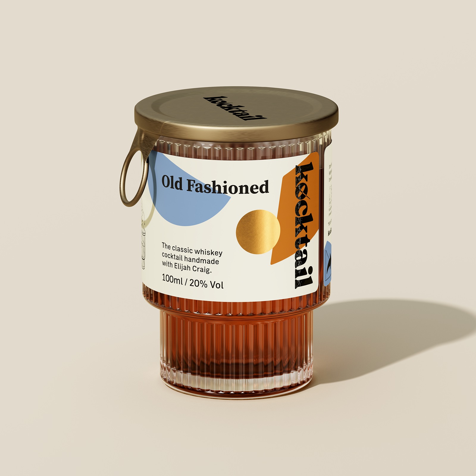 Packaging Design: Kocktail Reusable Glass on Dieline