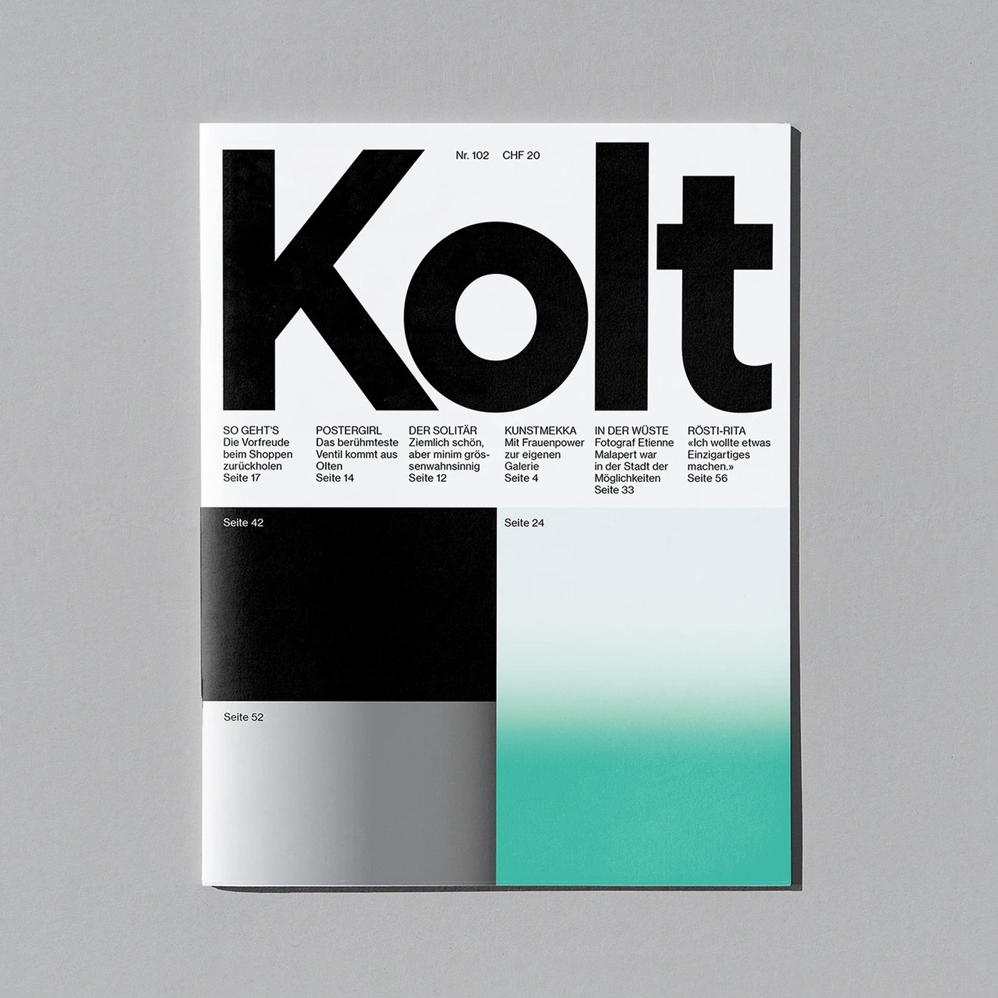 Editorial Design: Kolt Magazine by Alice Poma & Studio Feixen