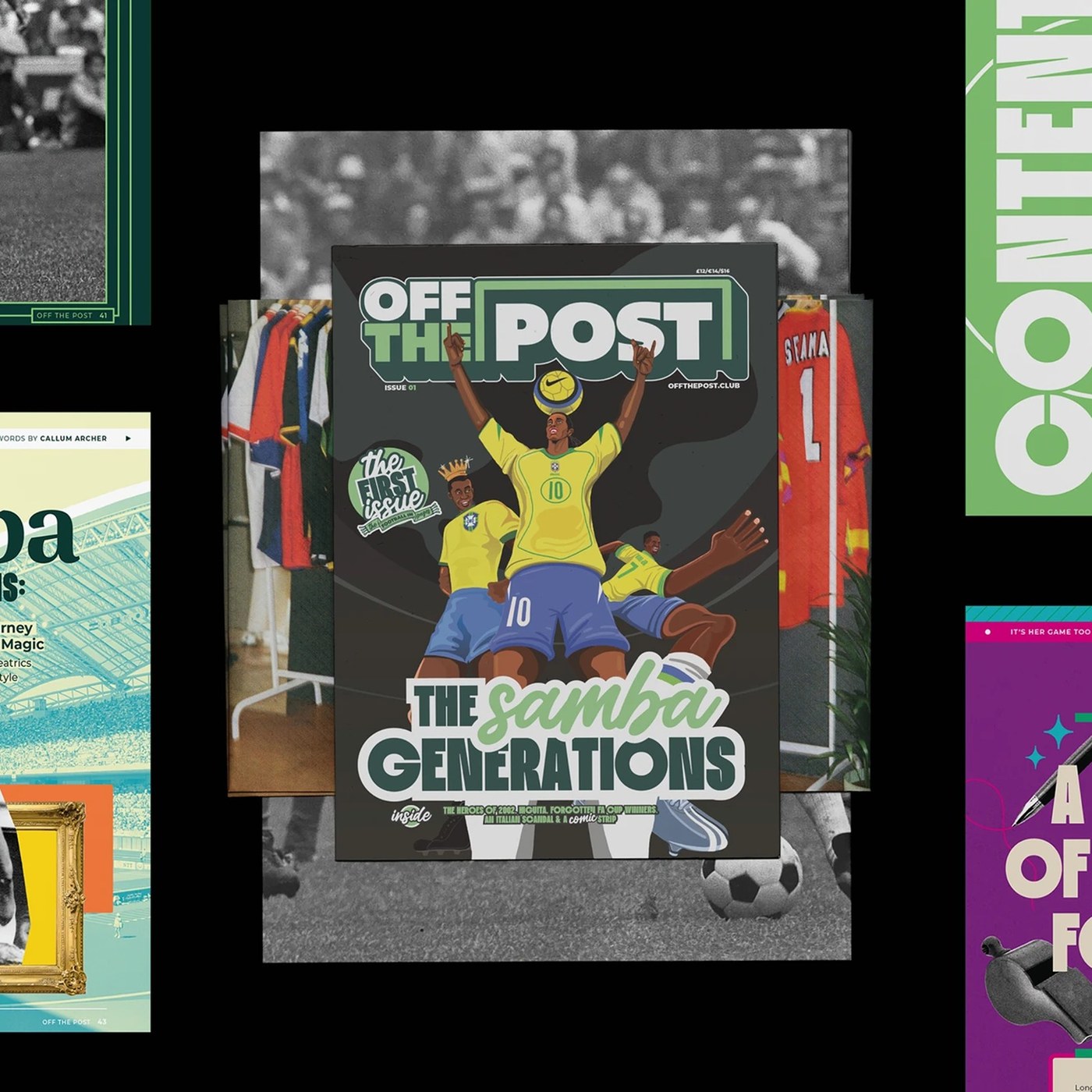 Off The Post #01 — Editorial Design by Laís Zanocco