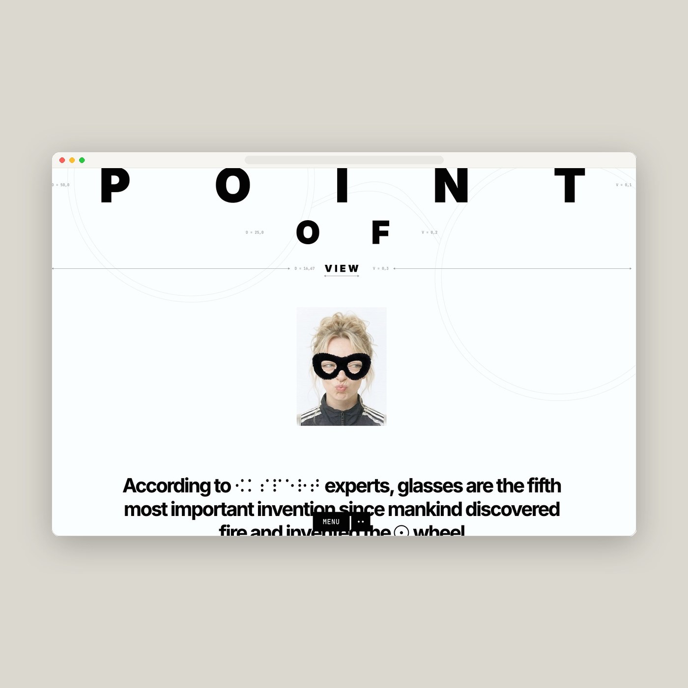 Web Design: Point of View by Anna Hodarkovskaya