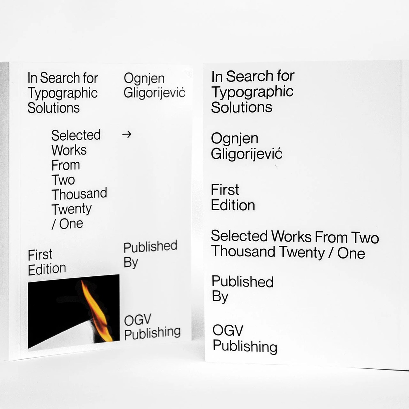 In Search For Typographic Solutions Ognjen Gligorijevic