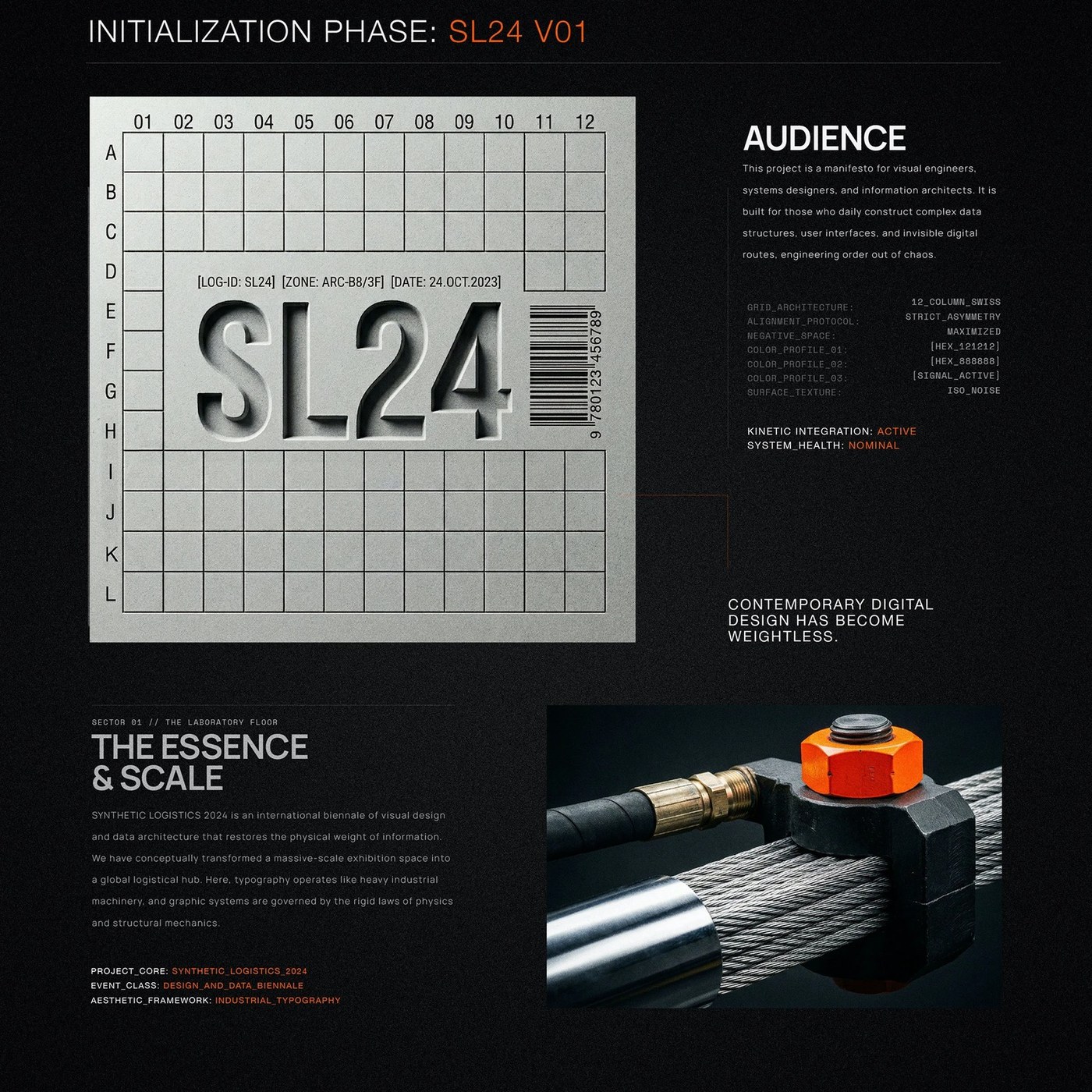 Brutalist Typography: SL24 by Kseniya Artman