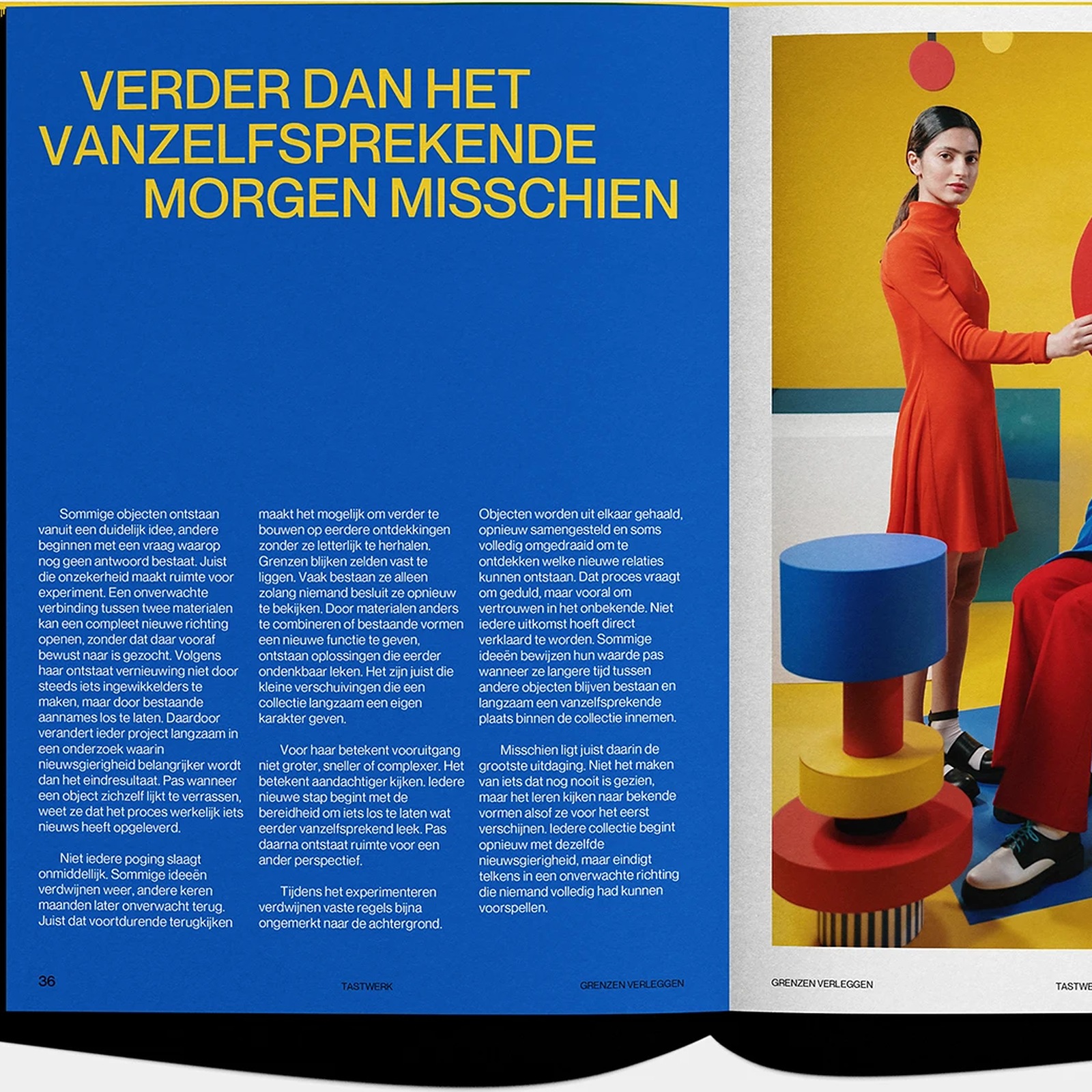 TASTWERK Tijdschrift 001: Editorial Design by Wessam Hussien