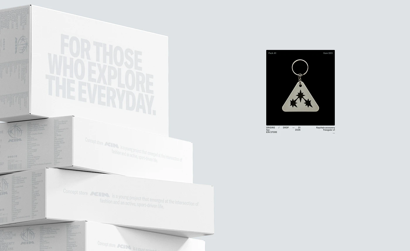KIN Store branding color system design