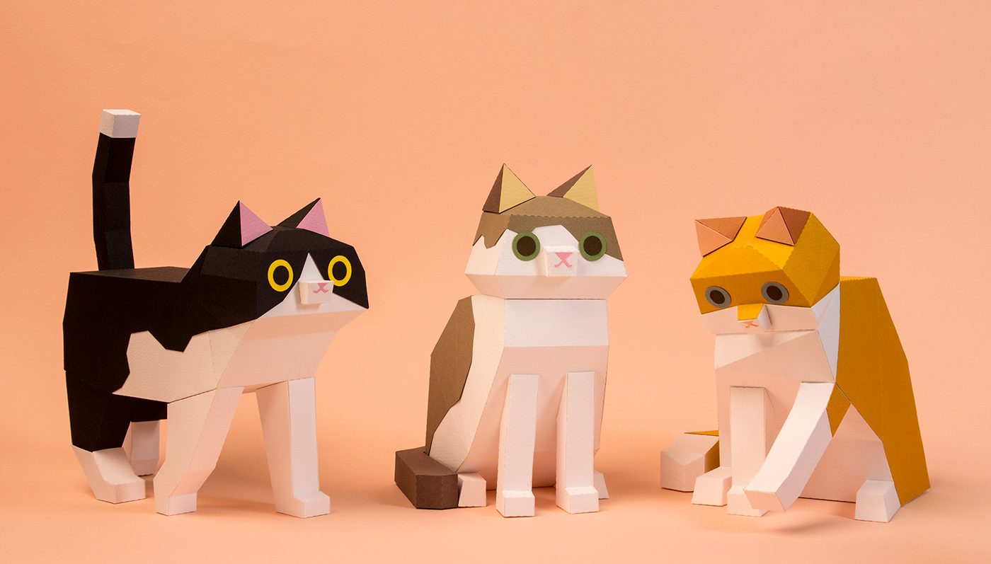 Kitten Paper Kits: Kağıt Heykel Tasarım Sistemi ve Özellikleri